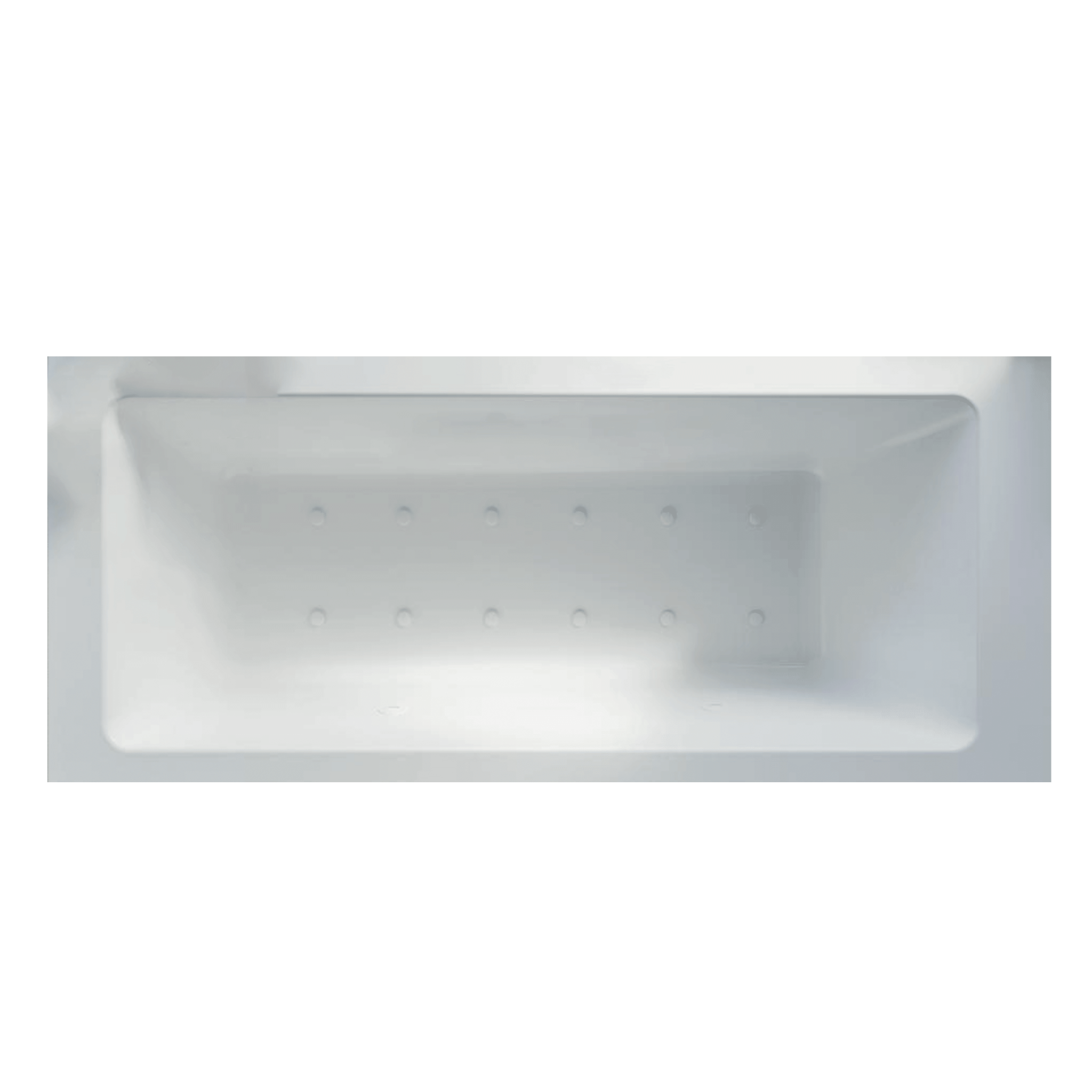 Guscio Vasca Rettangolare Ad Incasso 170x80 Glass "Nubea" Bianco Lucido - Dabicasa