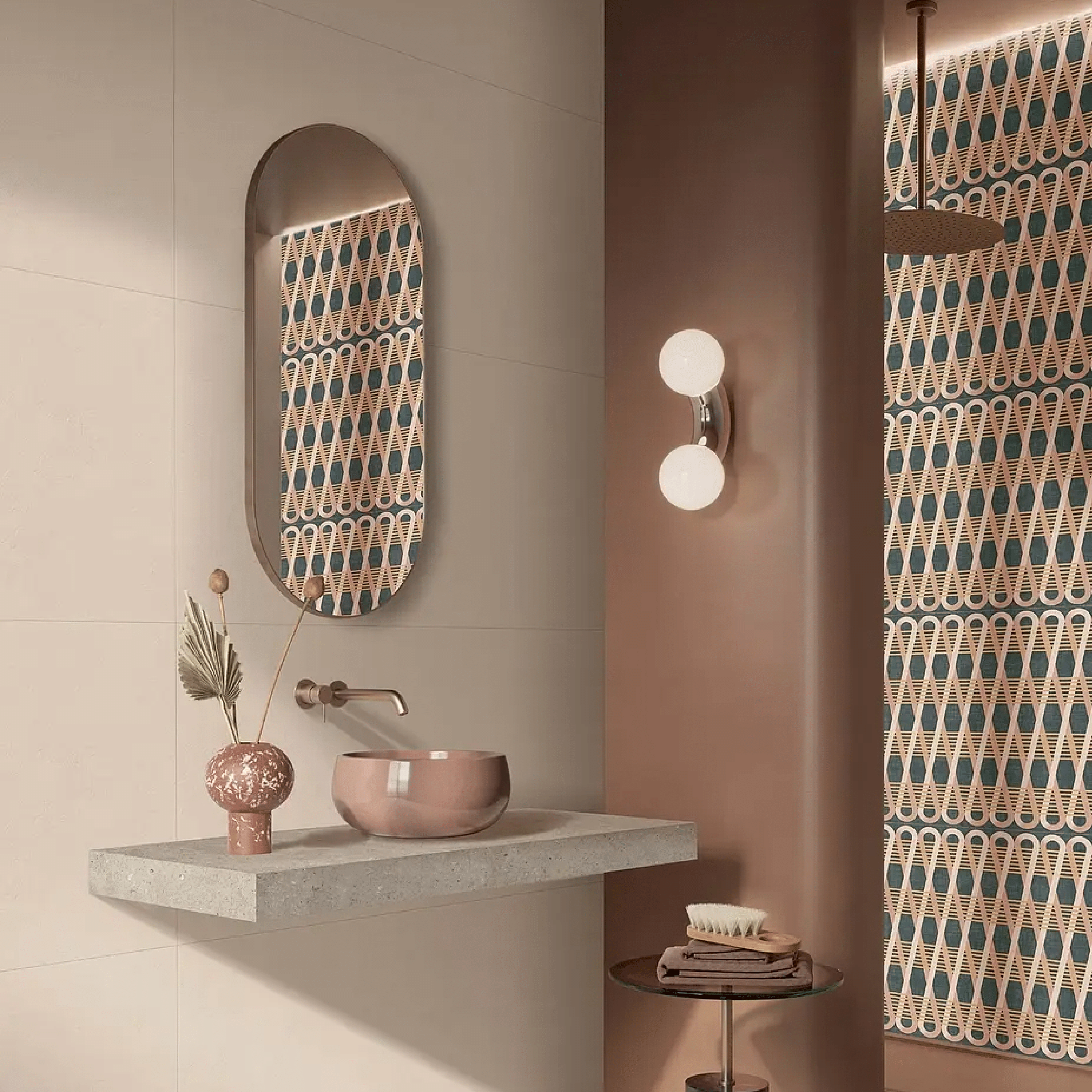 Abk Group Industrie Ceramiche Rettificato 60x120 Cm "Wide&Style Mini 2" Overlap