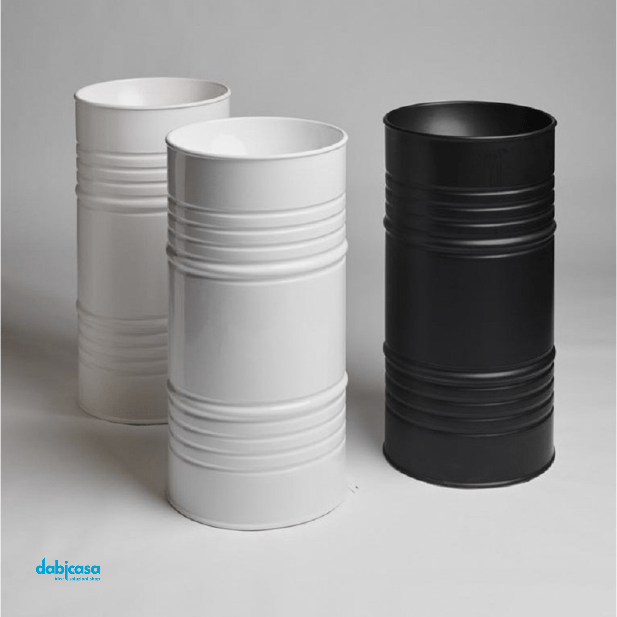 Kerasan " Barrel" ArtWork Lavabo In Ceramica Freestanding ø 42 x H 90 Bianco Lucido S/Parete - Dabicasa