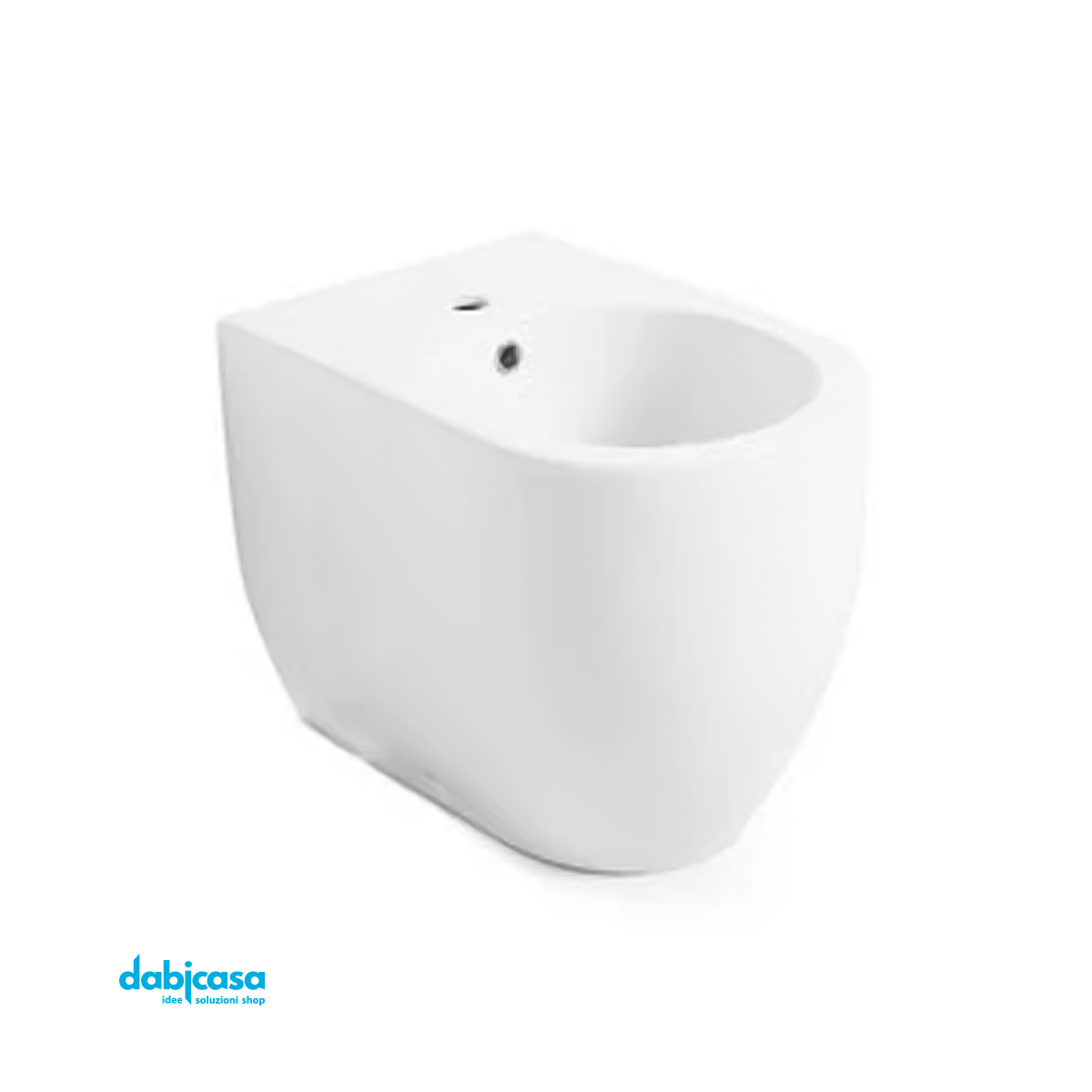 Kerasan "Flo 52" Bidet Da Terra Filo Parete Bianco Lucido - Dabicasa