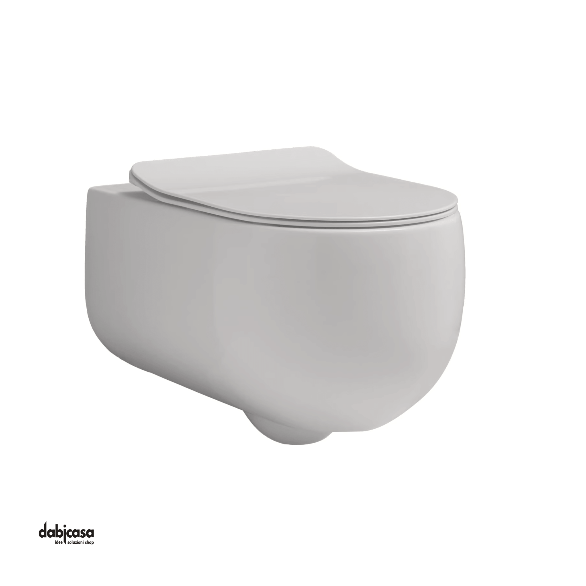 Kerasan " Flo 54 " Wc Sospeso Bianco Lucido Senza Brida - Dabicasa