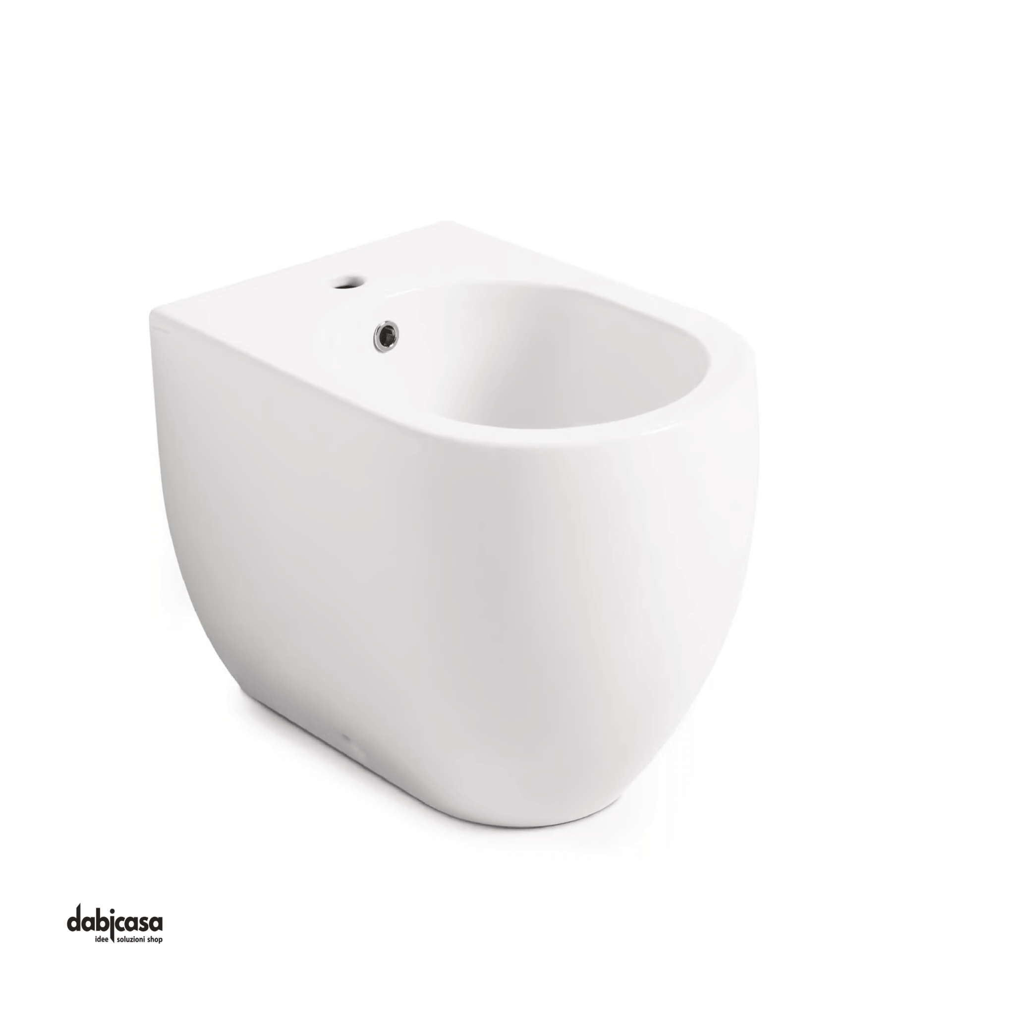 Kerasan "Flo 56" Bidet Da Terra FiloParete Bianco Lucido - Dabicasa