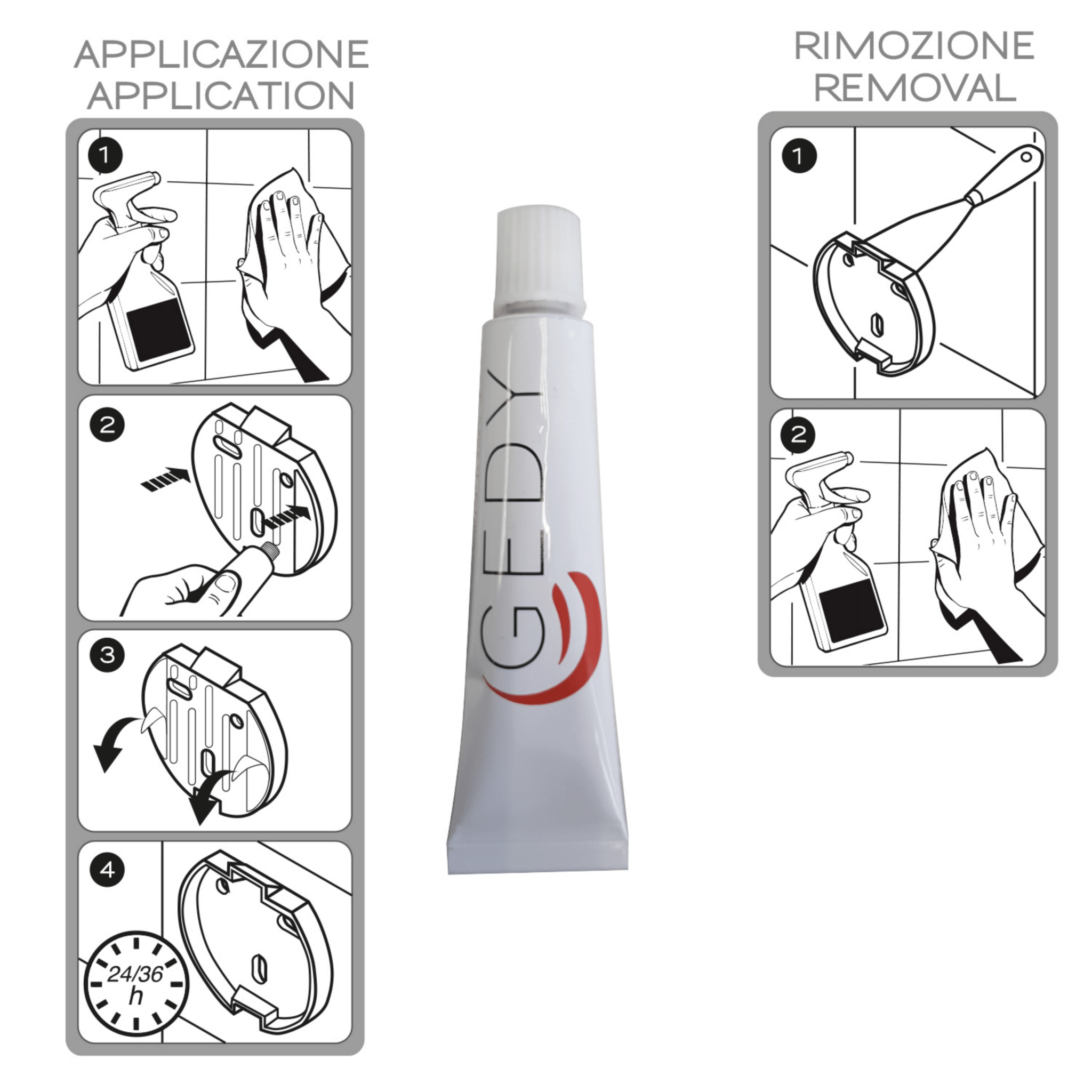 Kit Colla e Biadesivo 20 Ml Gedy - Dabicasa