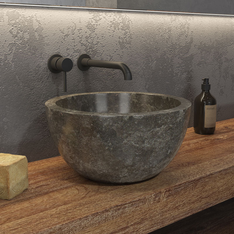 Lavabo D'Appoggio 40 Cm Karag "Leyla" Grey - Dabicasa