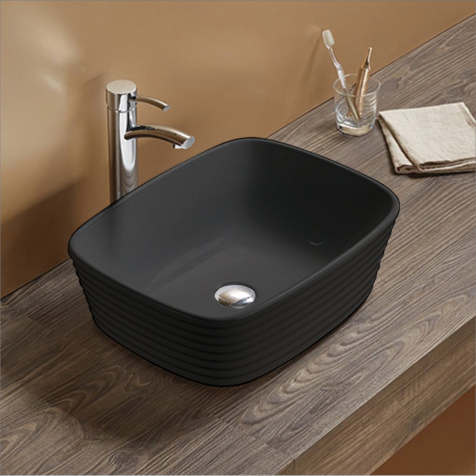 Lababo Rules Lavabo D'Appoggio 50,5x38 Cm Rubicer