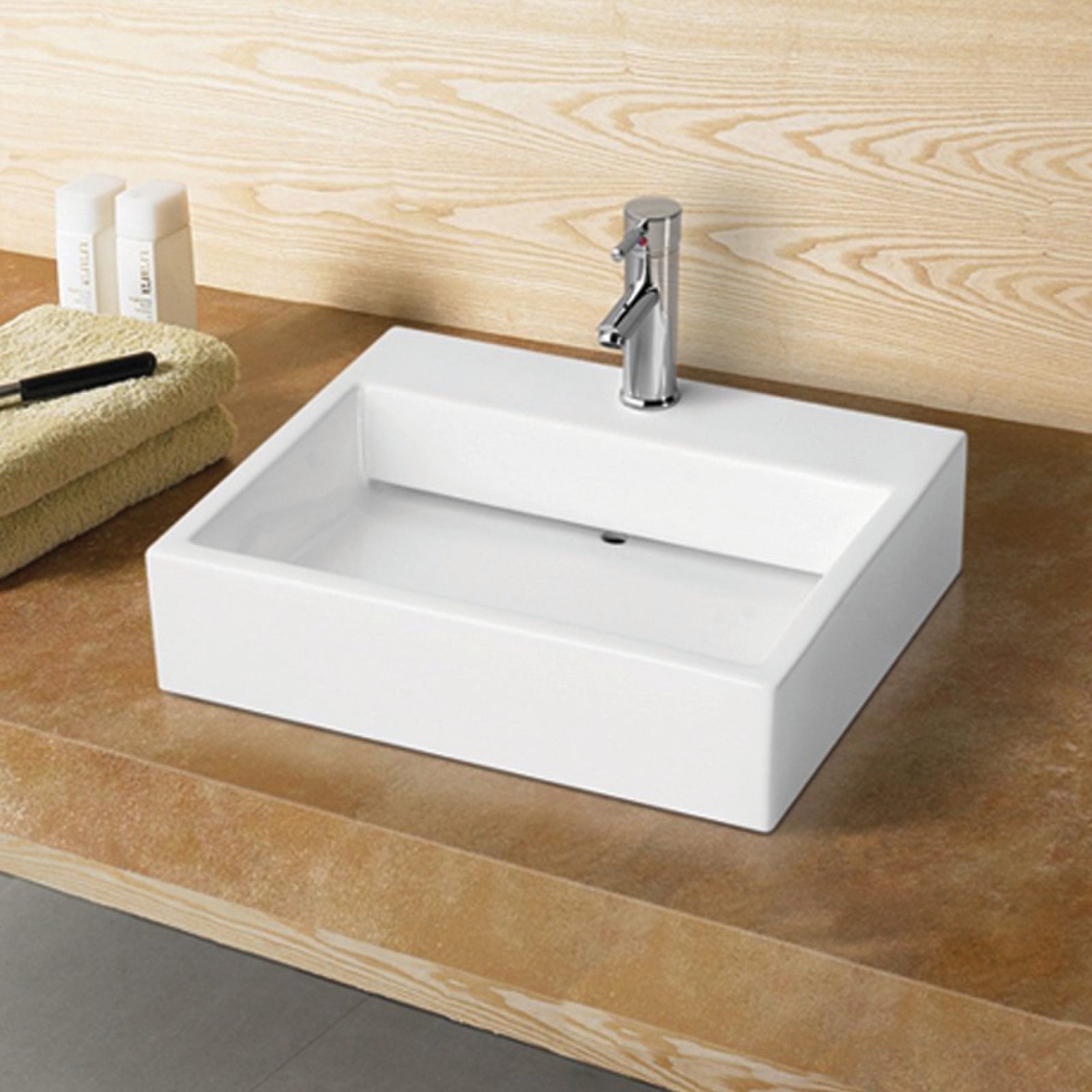Lababo Rules Lavabo D'Appoggio 57,5x46 Cm Rubicer