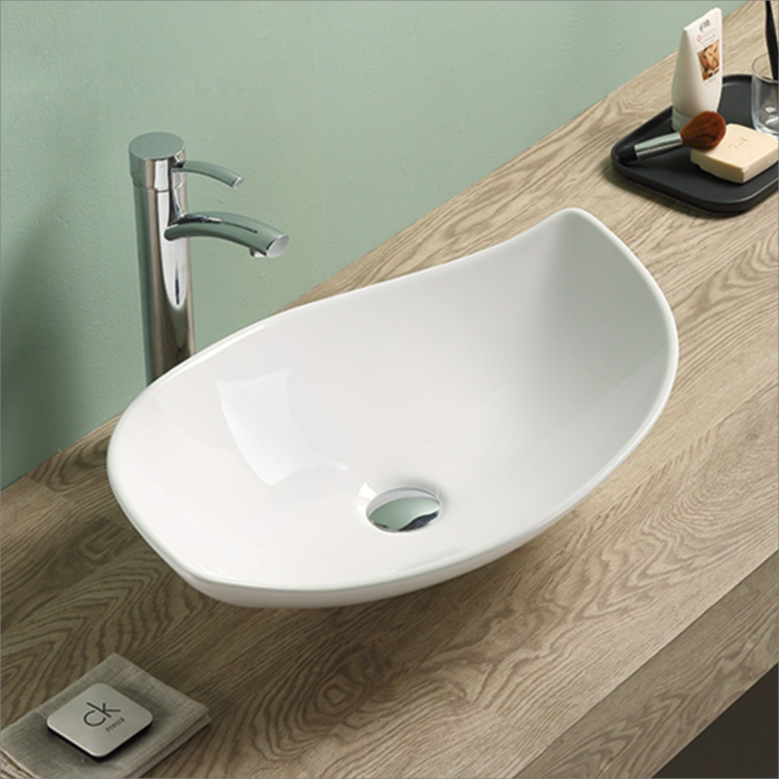 Lababo Rules Lavabo D'Appoggio 65,5x40 Cm Rubicer