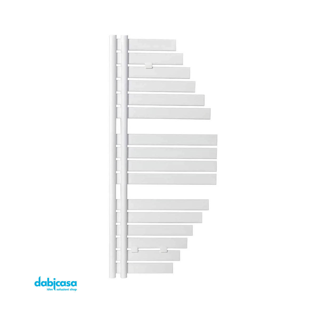 Lazzarini "Spinnaker" Termoarredo Scaldasalviette Bianco Lucido 1100X483 Interasse 50 - Dabicasa