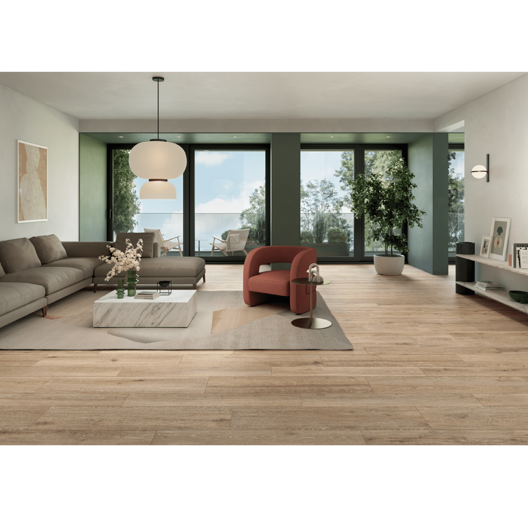 Lea Ceramiche Rettificato 30x120 Cm "Bio Attitude" Amber - Dabicasa