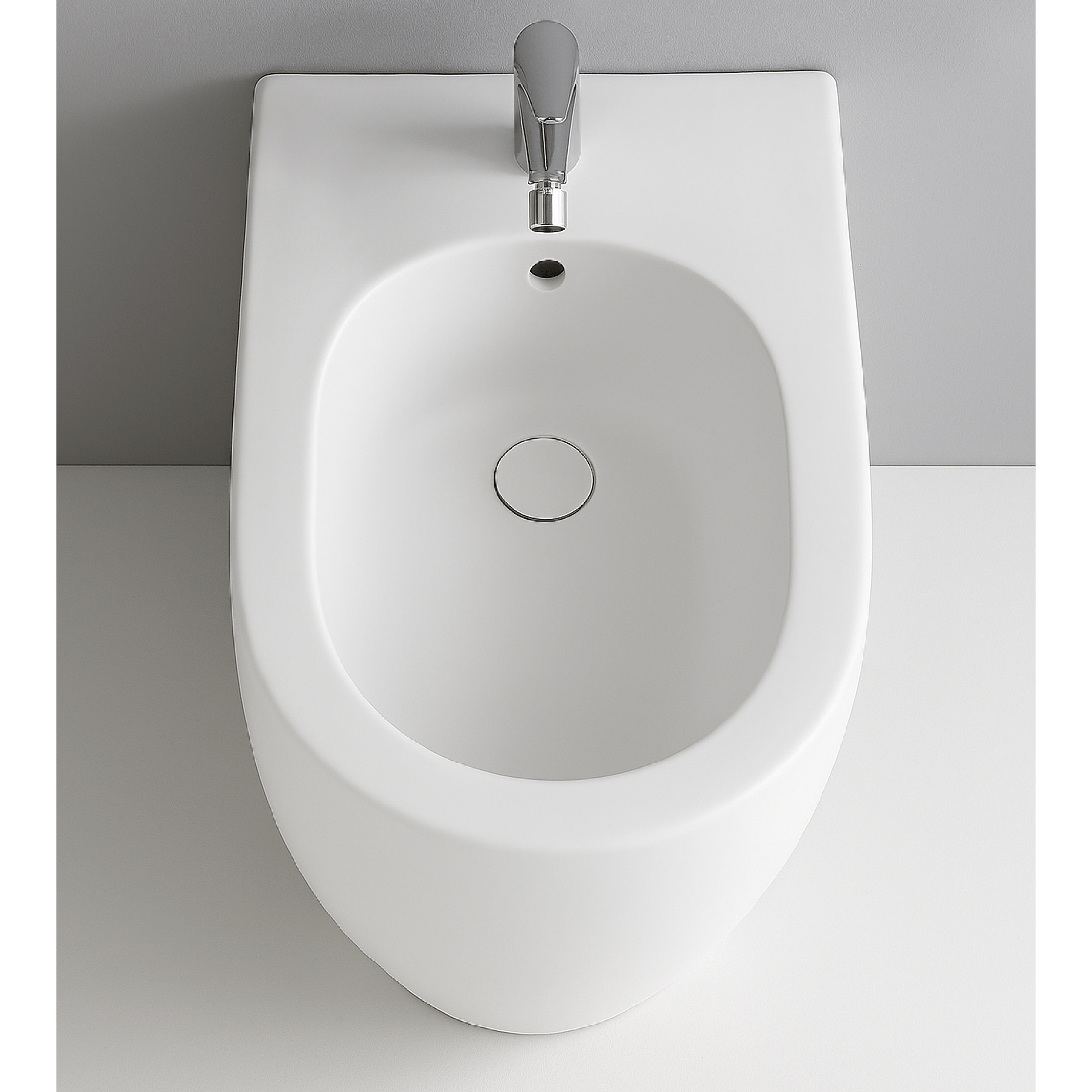 Bidet a Terra Kerasan "Flo 53" Bianco Opaco