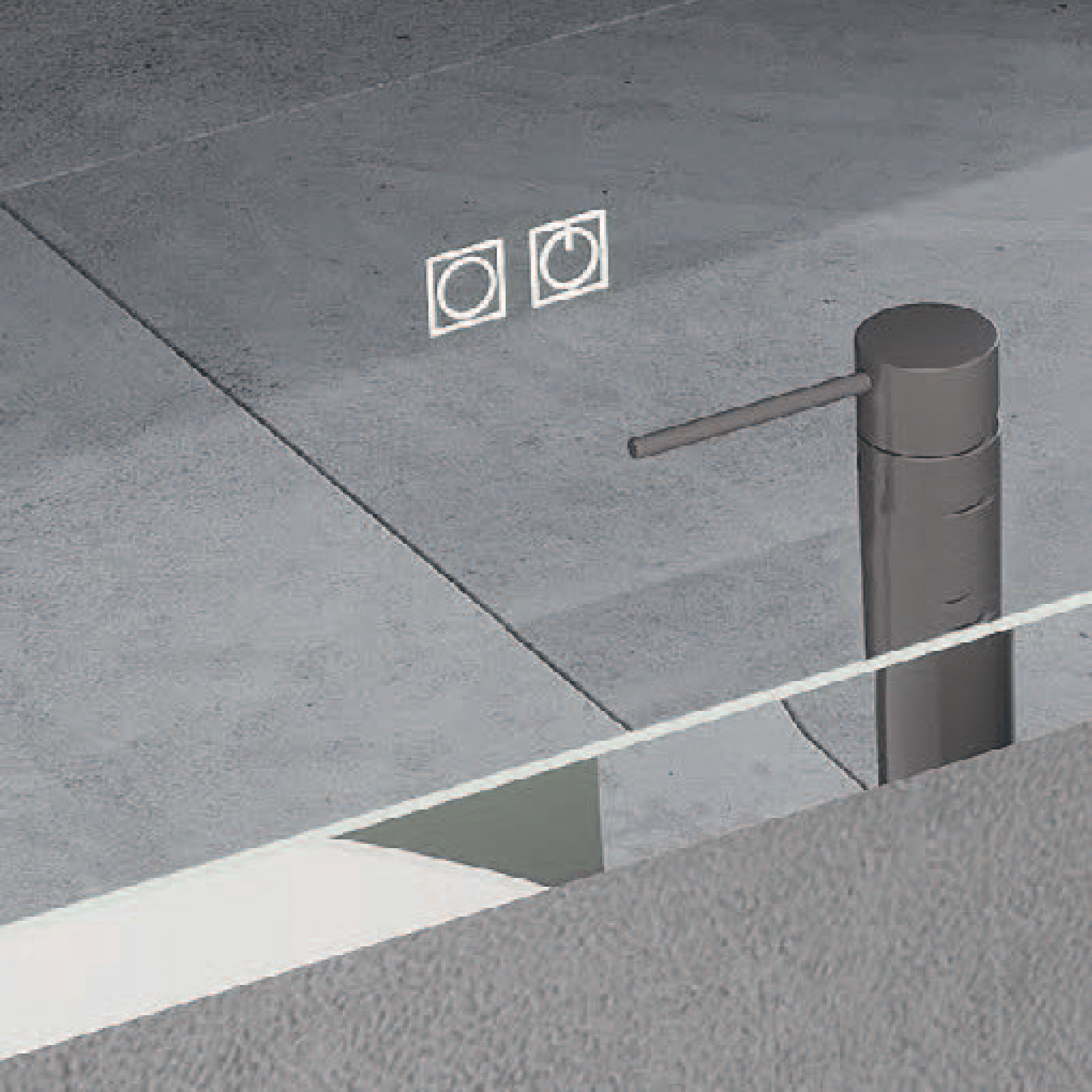 Specchio Rettangolare Illuminazione Frontale 75x100 Con Touch Accensione e Tasto Antifog "Physis"