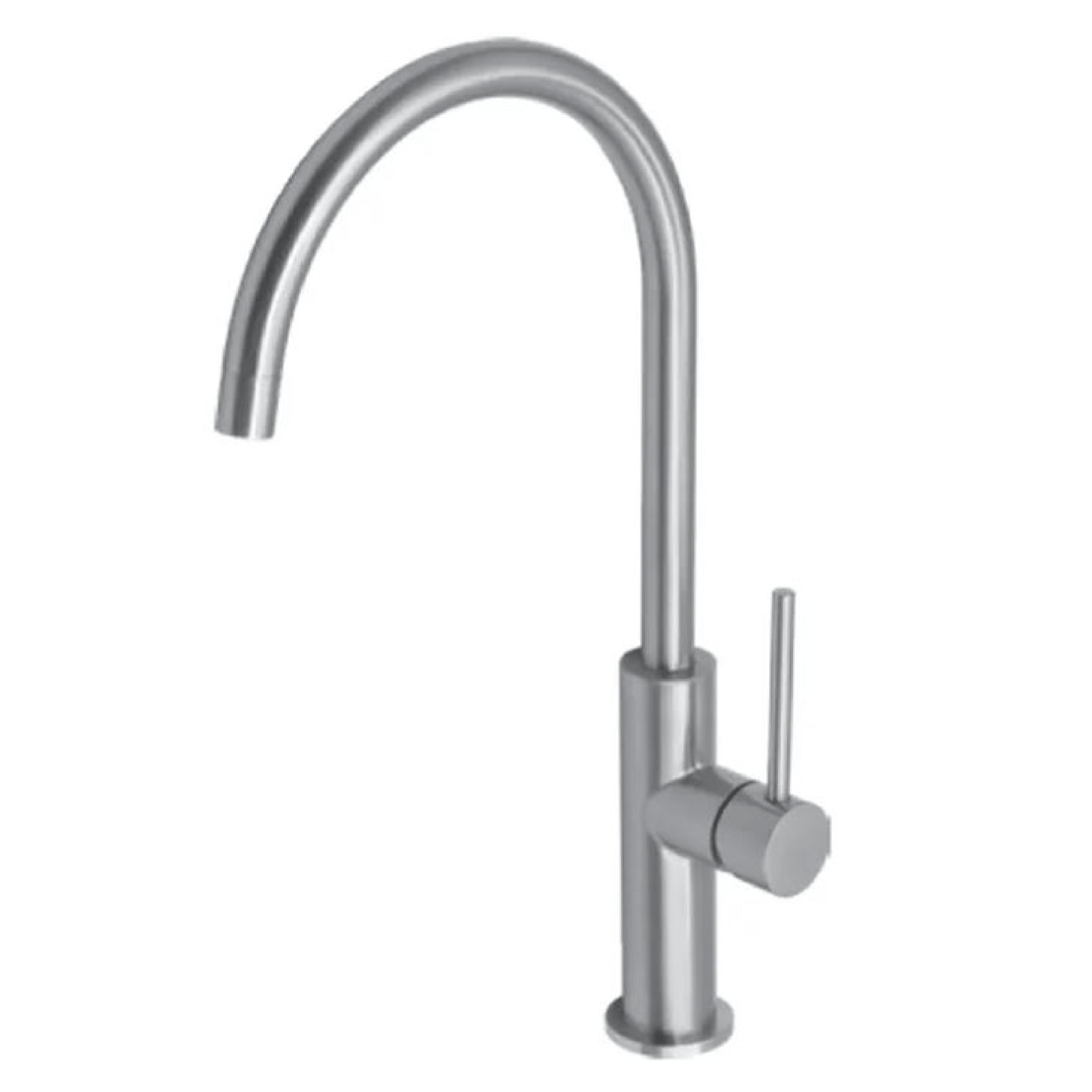 Miscelatore Lavello Monoforo Karag "Thea" Nickel Spazzolato