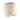 Set 3 Accessori D'Appoggio Gedy "Chanelle" Tortora Chiaro