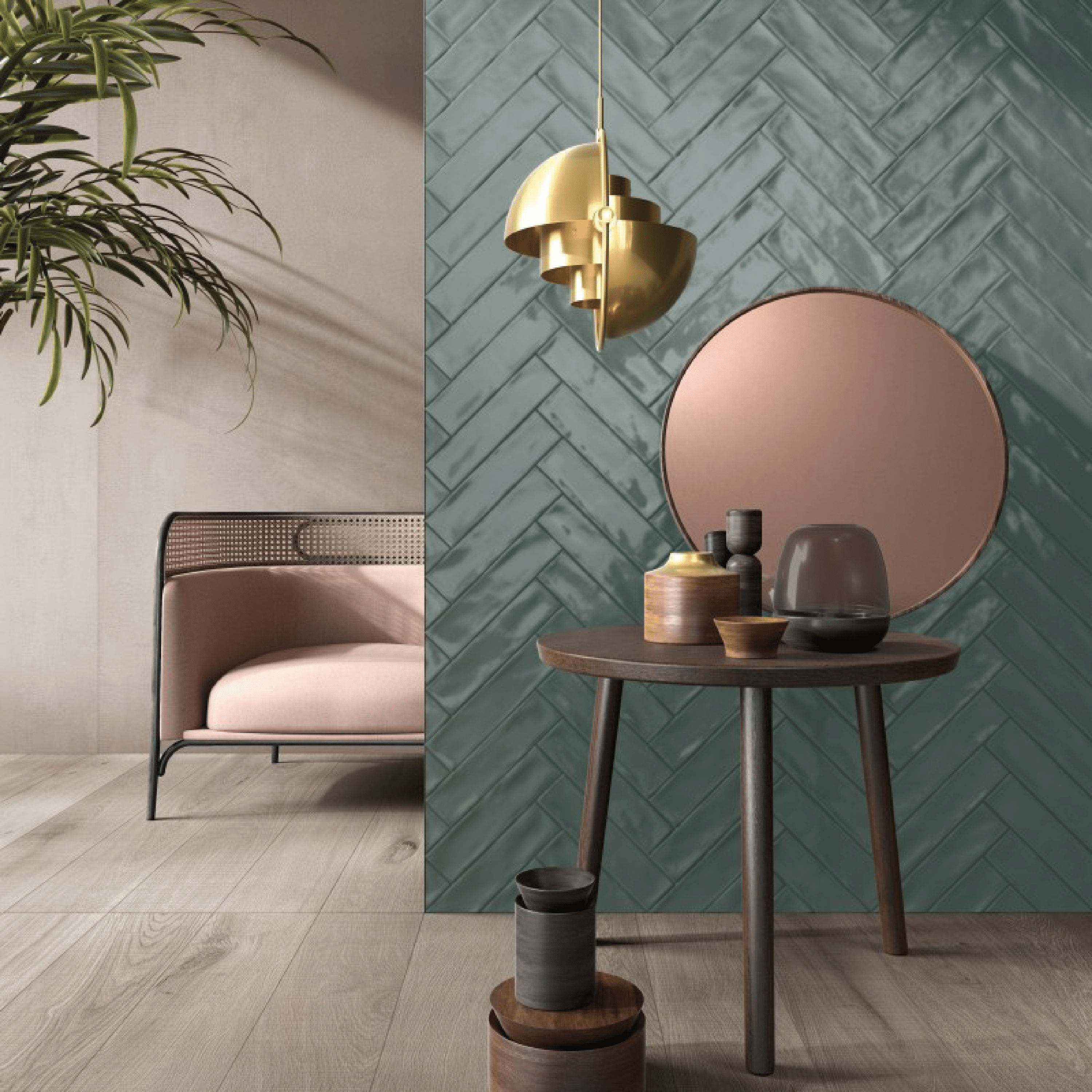 Abk Group Industrie Ceramiche Rettificato 20x120 Cm "Crossroad Wood" Sand