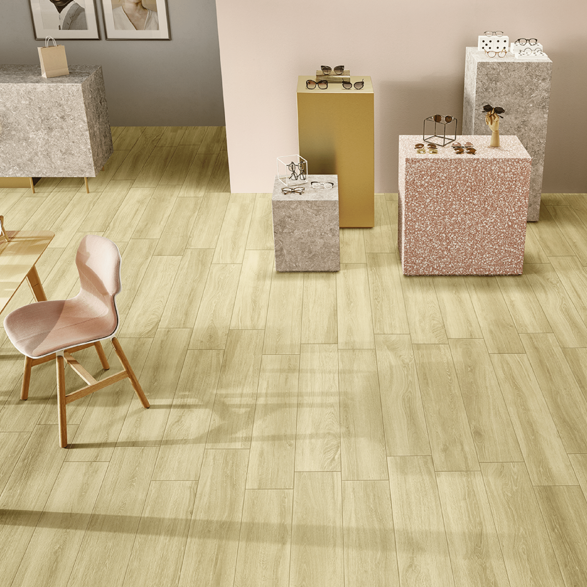 Love Ceramics Tiles Rettificato 20x100 "Timber" Light Beige - Dabicasa
