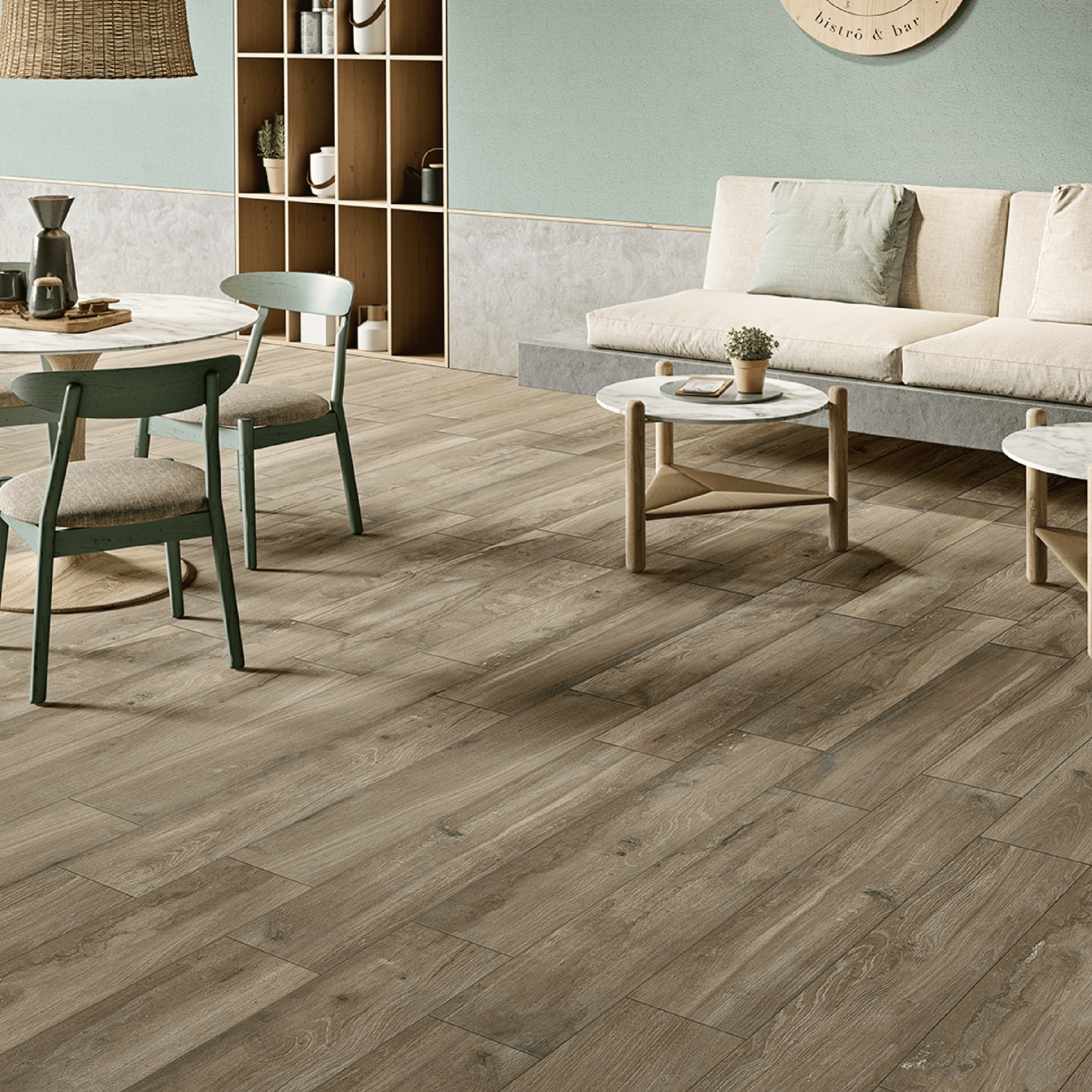Love Ceramics Tiles Rettificato 20x100 "Wooden" Brown - Dabicasa