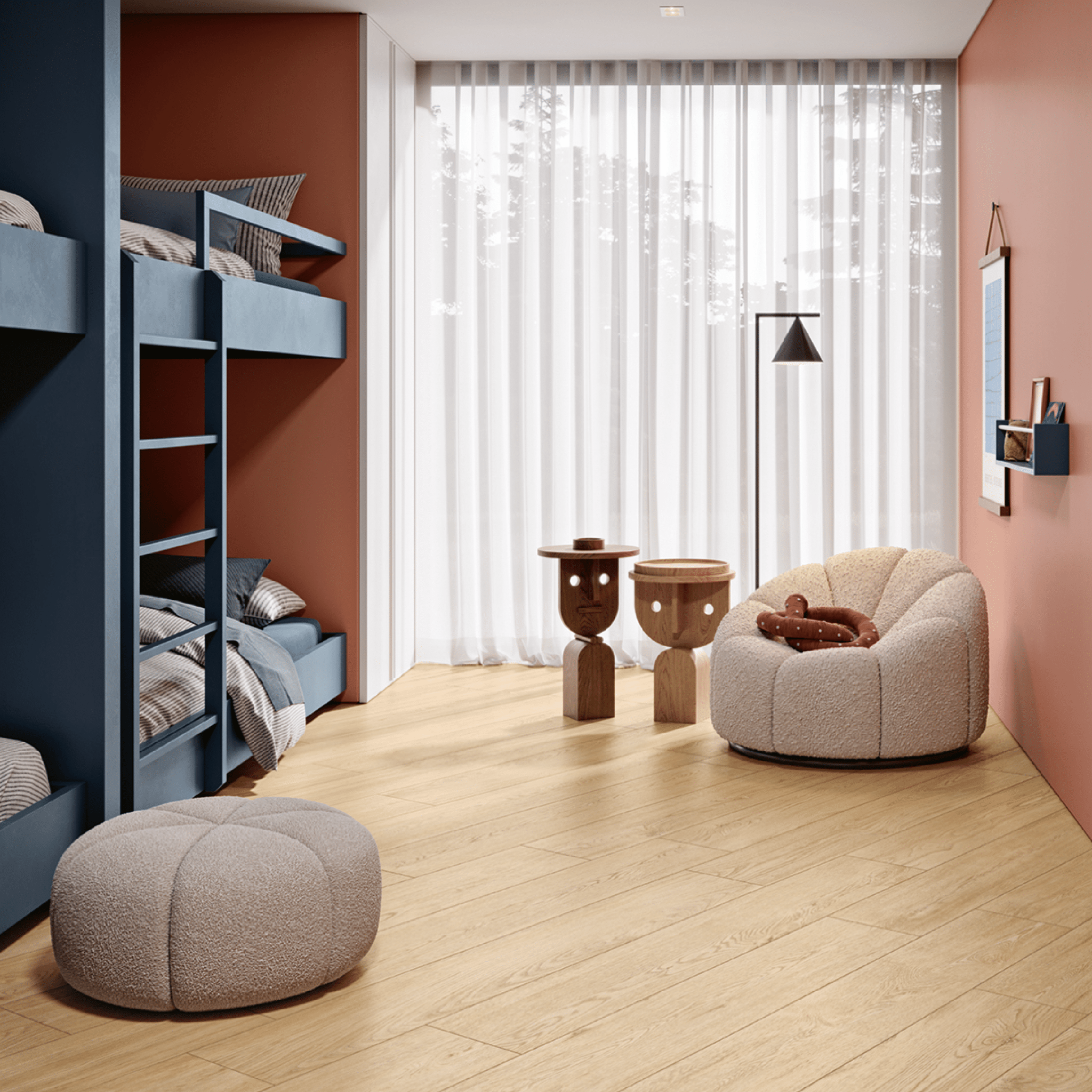 Love Ceramics Tiles Rettificato 20x100 "Woodline" Light Beige - Dabicasa