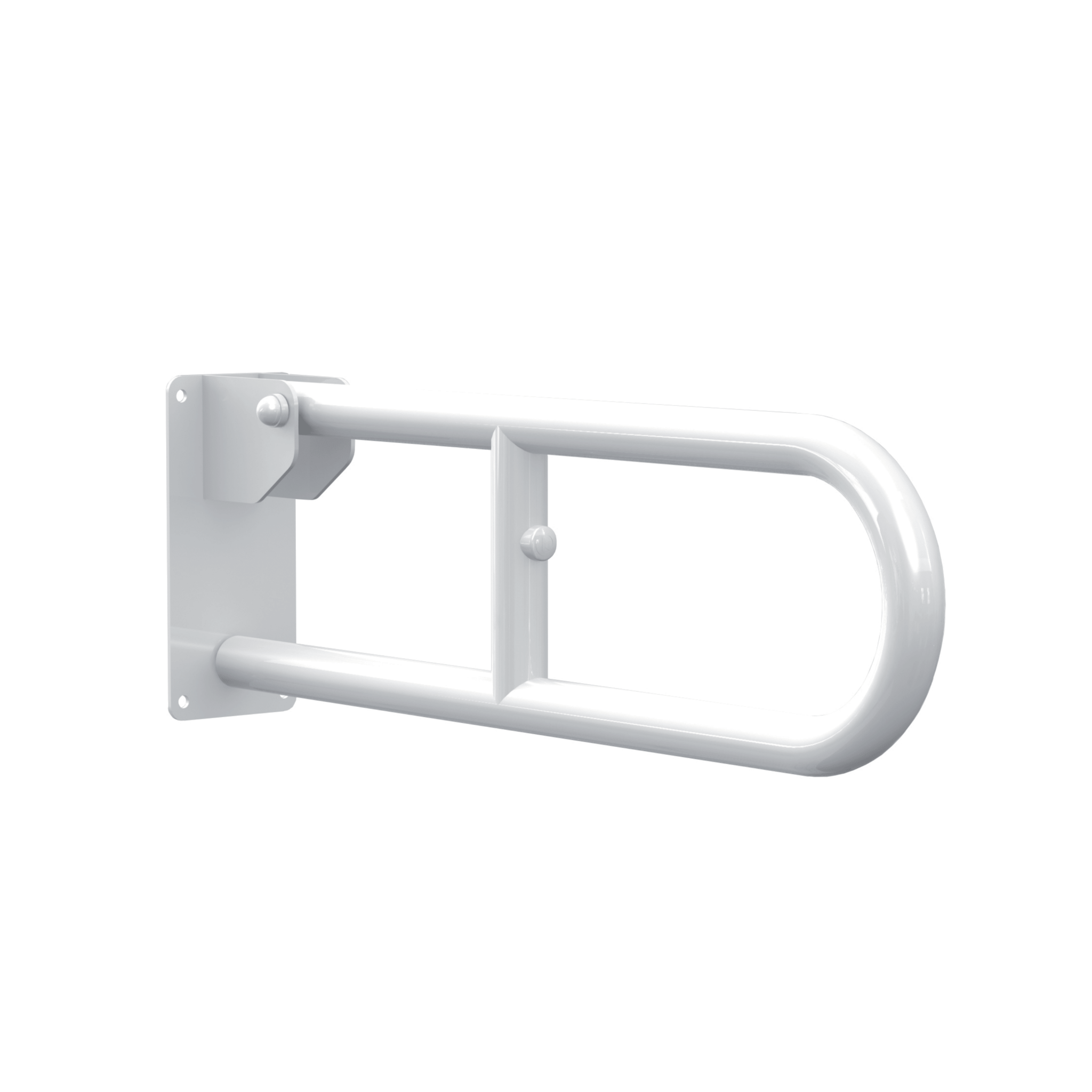 Maniglione Di Sostegno Ribaltabile 80 Cm Feridras "Comfort" Bianco Laccato - Dabicasa