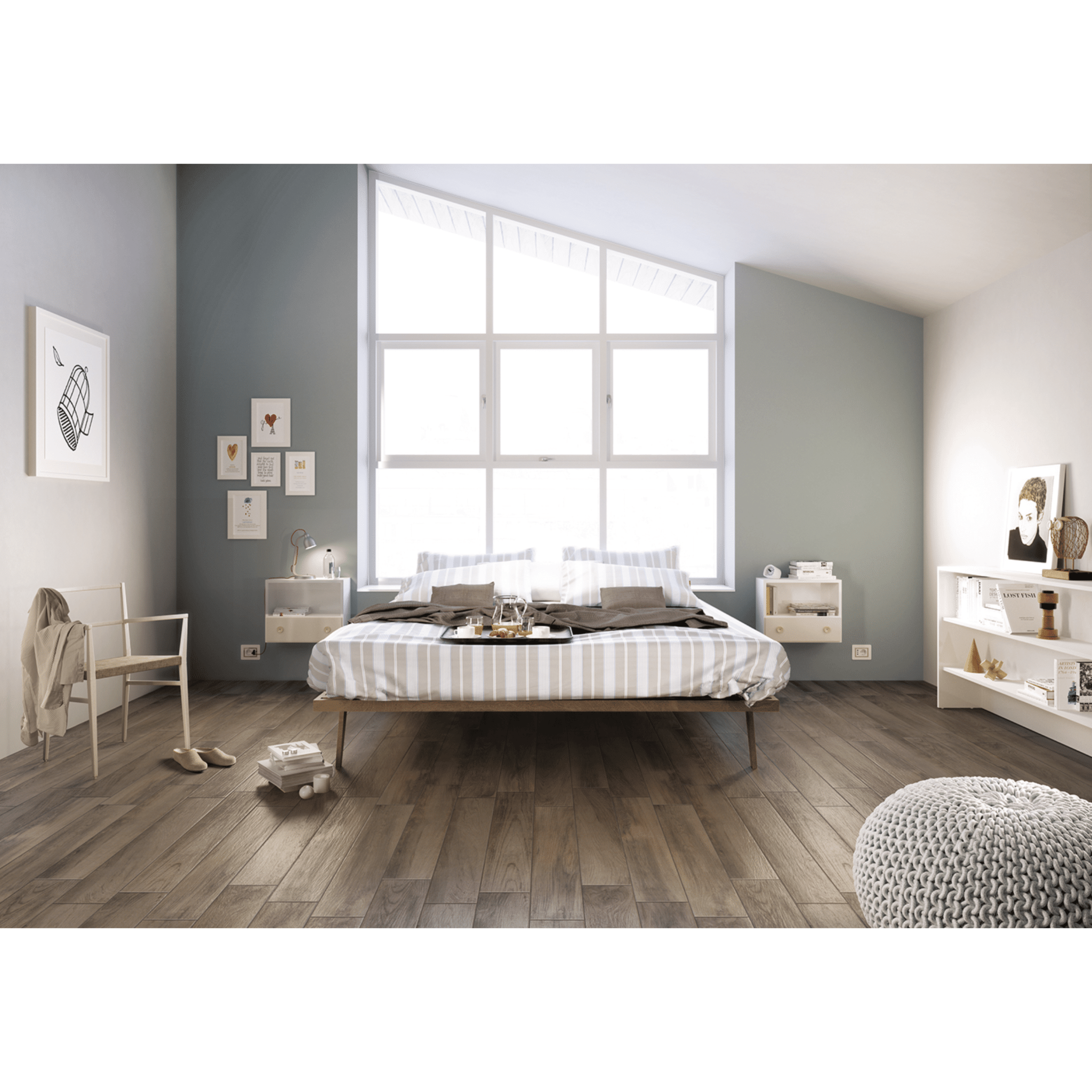 Marazzi Group Rettificato 15x90 "Treverkmood" Noce - Dabicasa