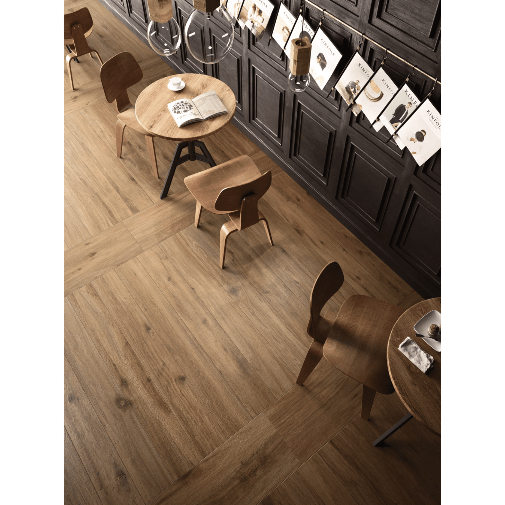 Marazzi Group Rettificato 37,5x150 "Treverktrend" Rovere Scuro - Dabicasa