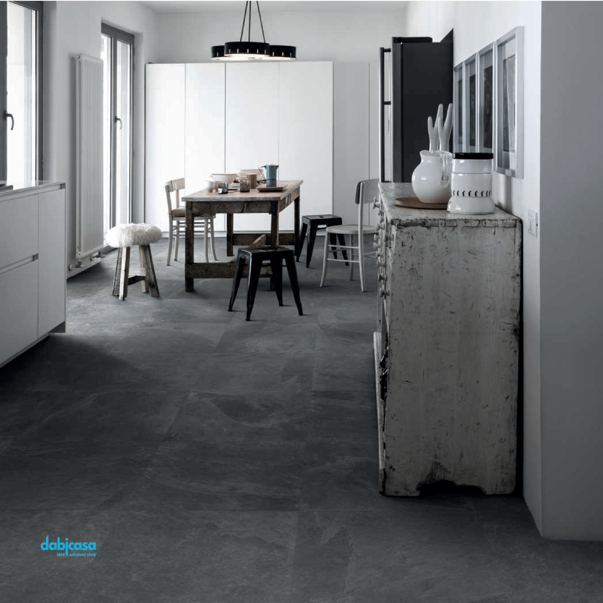 Marazzi "Mystone Ardesia" Antracite Rett.60x60 - Dabicasa