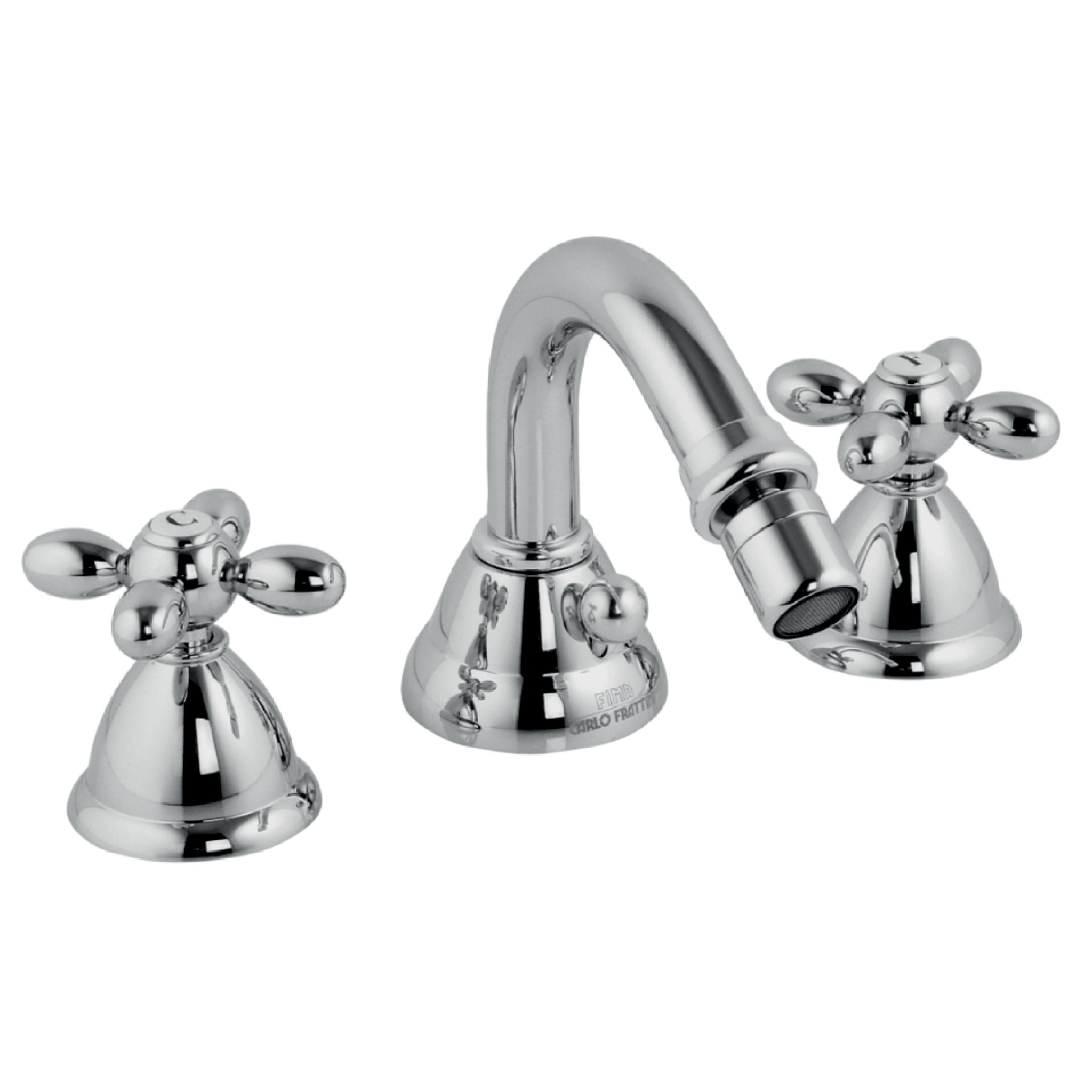 Miscelatore Bidet a Tre Fori Con Scarico Fima Frattini "Olivia" Cromo Lucido - Dabicasa