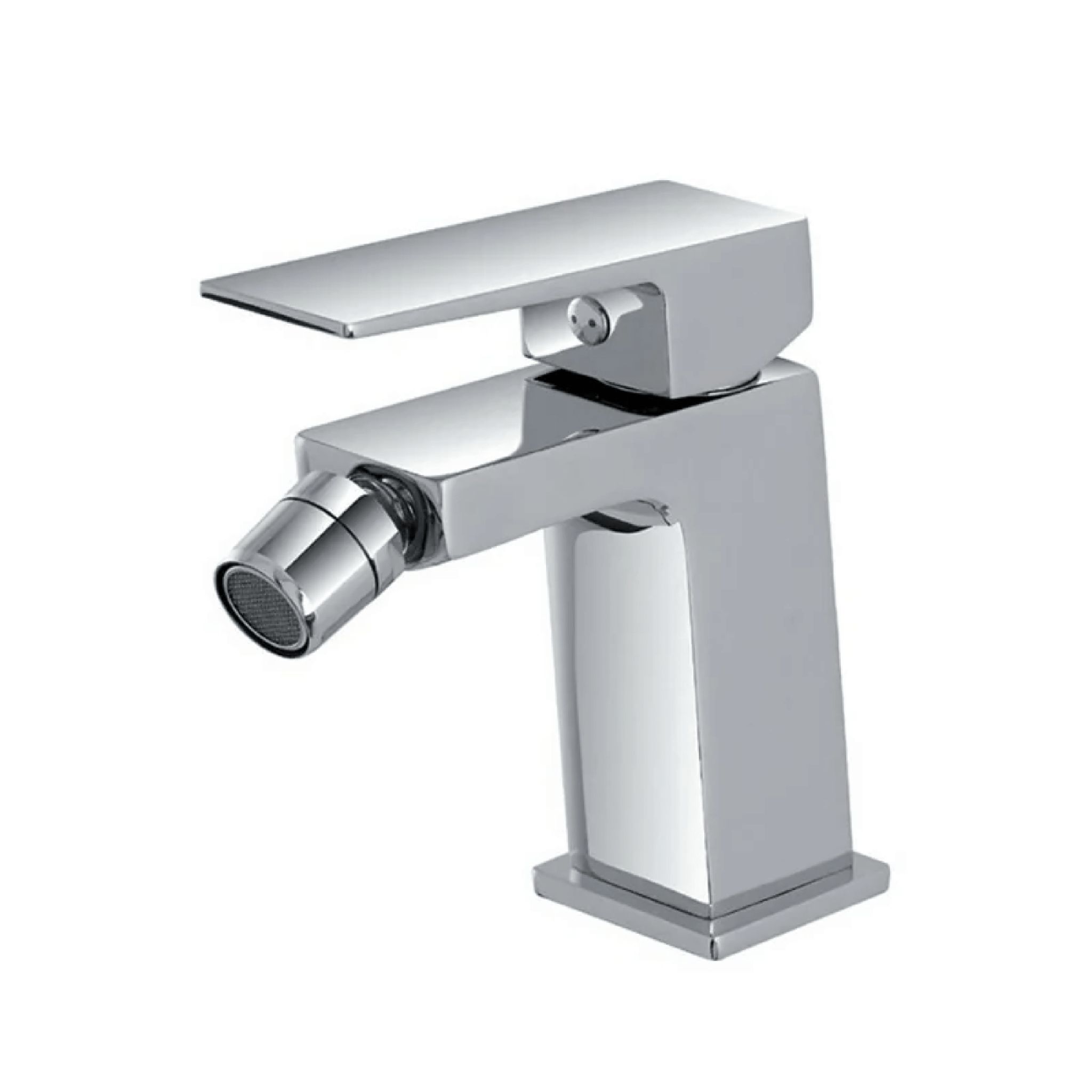 Miscelatore Bidet Completo Di Piletta Click - Clack Feridras "Quatra" Cromo Lucido - Dabicasa