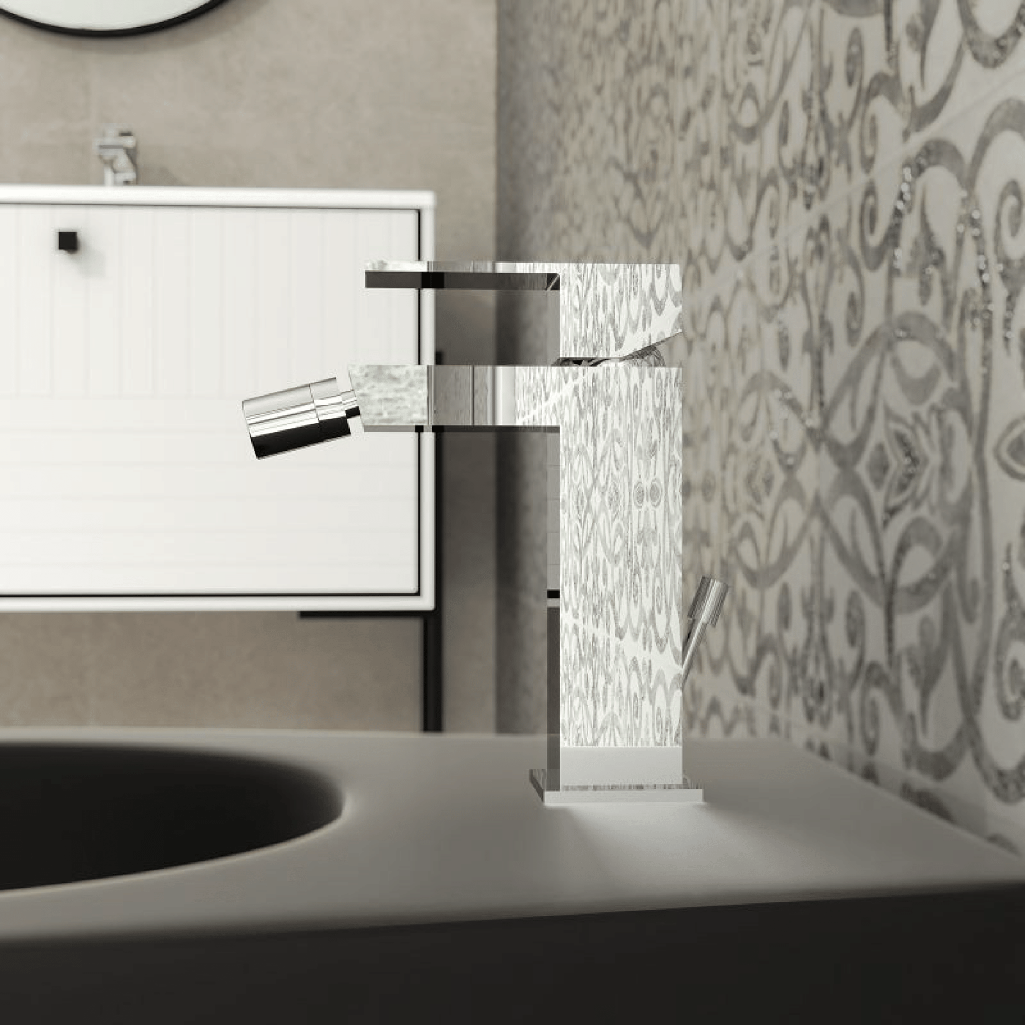 Miscelatore Bidet Con Scarico Ercos "Italia R" Cromo Lucido - Dabicasa