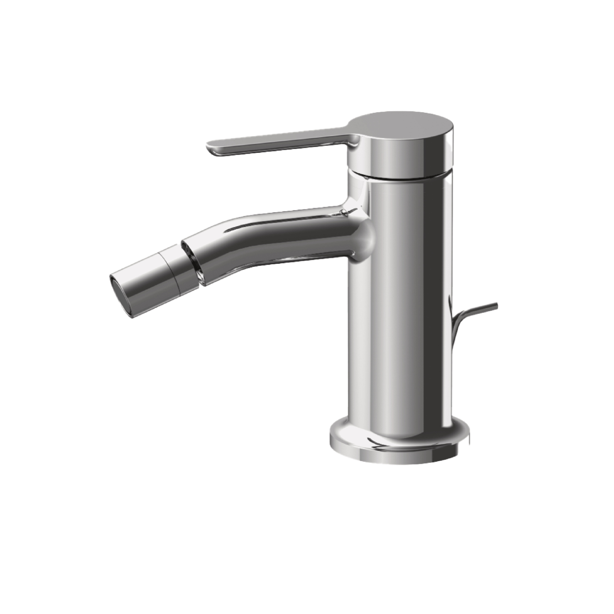 Miscelatore Bidet Con Scarico Fima Frattini "Snap" Nero Opaco - Dabicasa