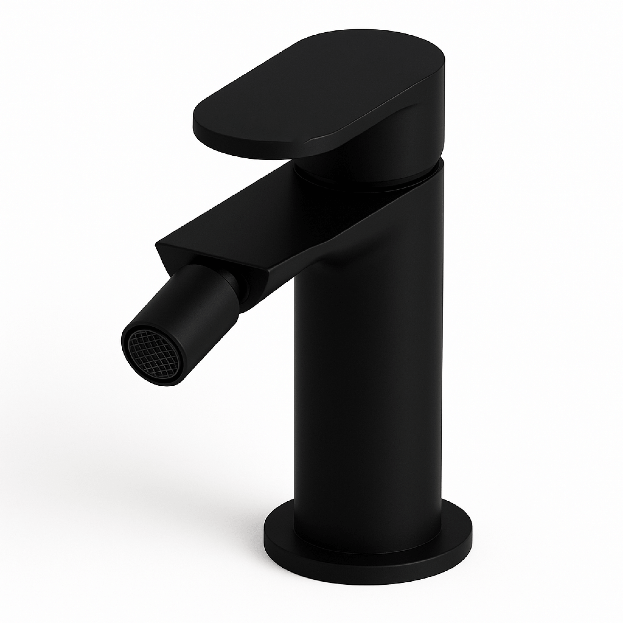 Miscelatore Bidet Monoforo Con Scarico Gattoni Rubinetteria "H20MIX 7000" Nero Opaco - Dabicasa