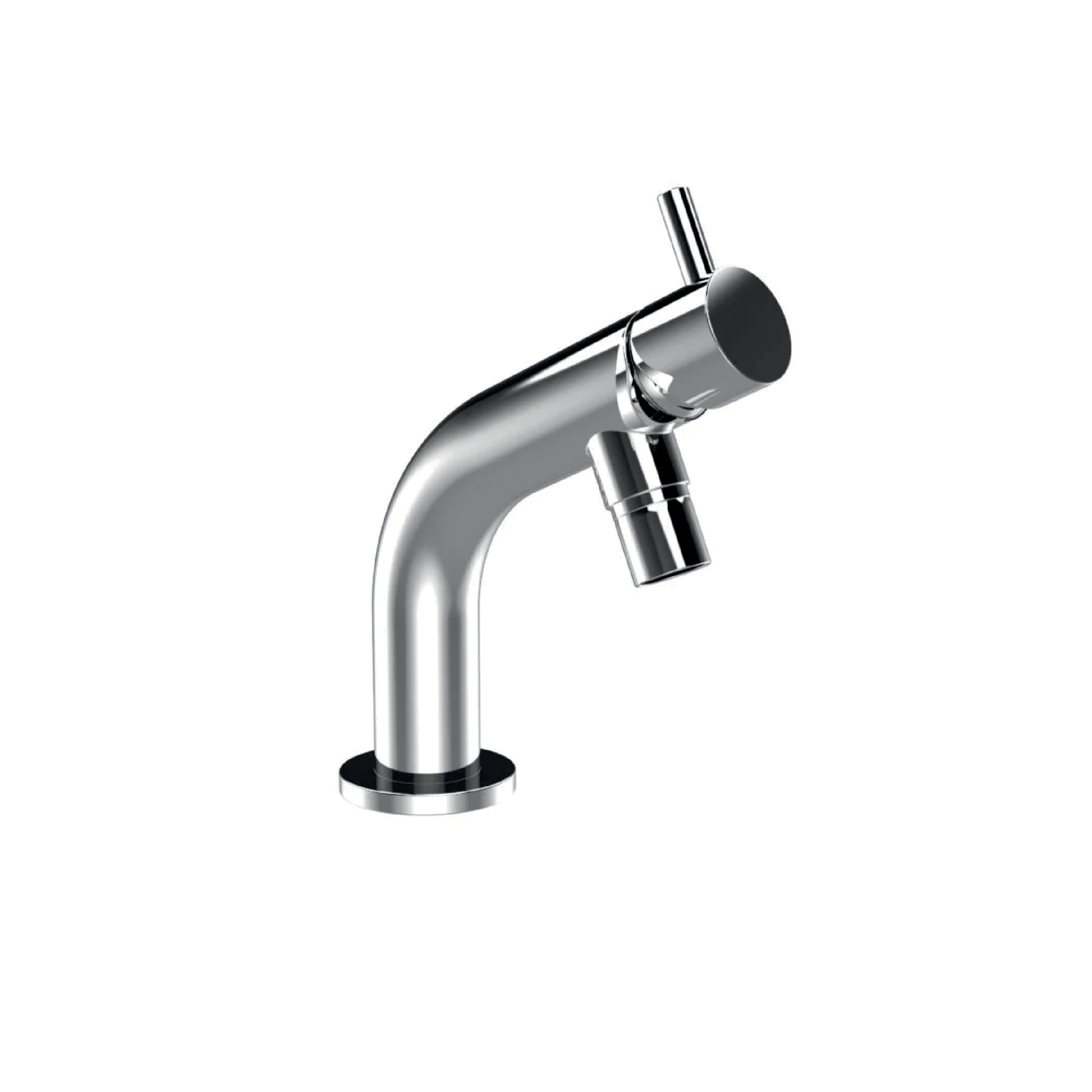Miscelatore Bidet Monoforo Con Scarico Mario Bongio "T.ube" Cromo Lucido - Dabicasa