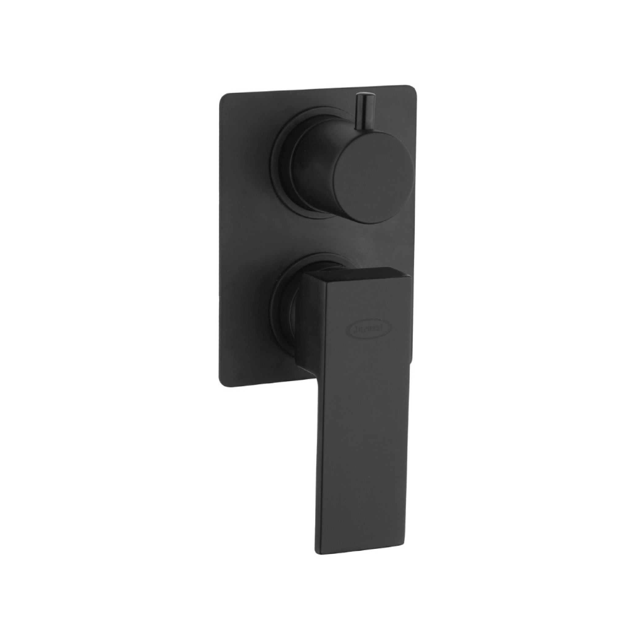 Miscelatore Doccia Ad Incasso Con Deviatore a 2 Vie Jacuzzi Rubinetteria "Twinkle Yo" Nero Opaco - Dabicasa