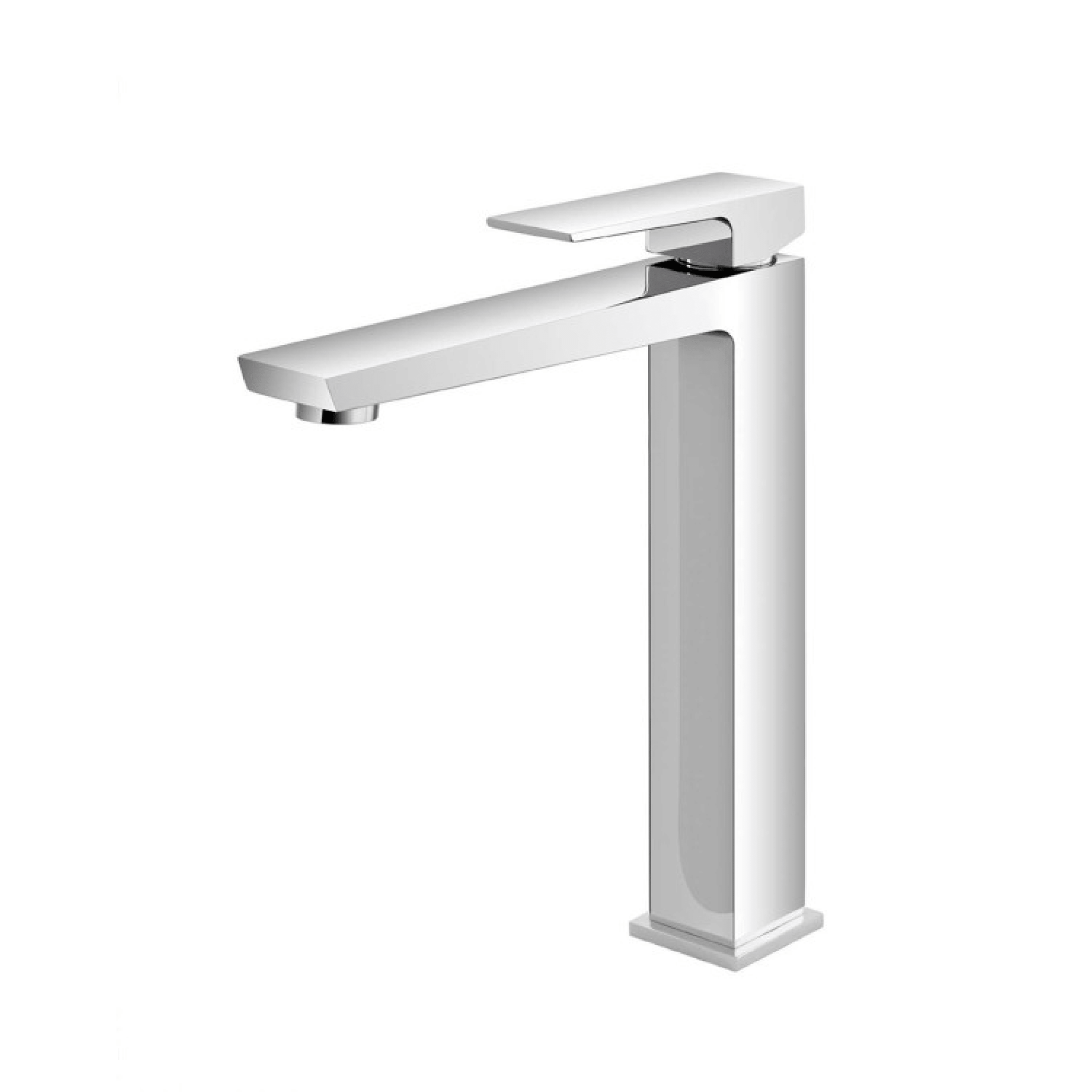 Miscelatore Lavabo Alto Completo Di Piletta Click - Clack Feridras "Quatra" Cromo Lucido - Dabicasa
