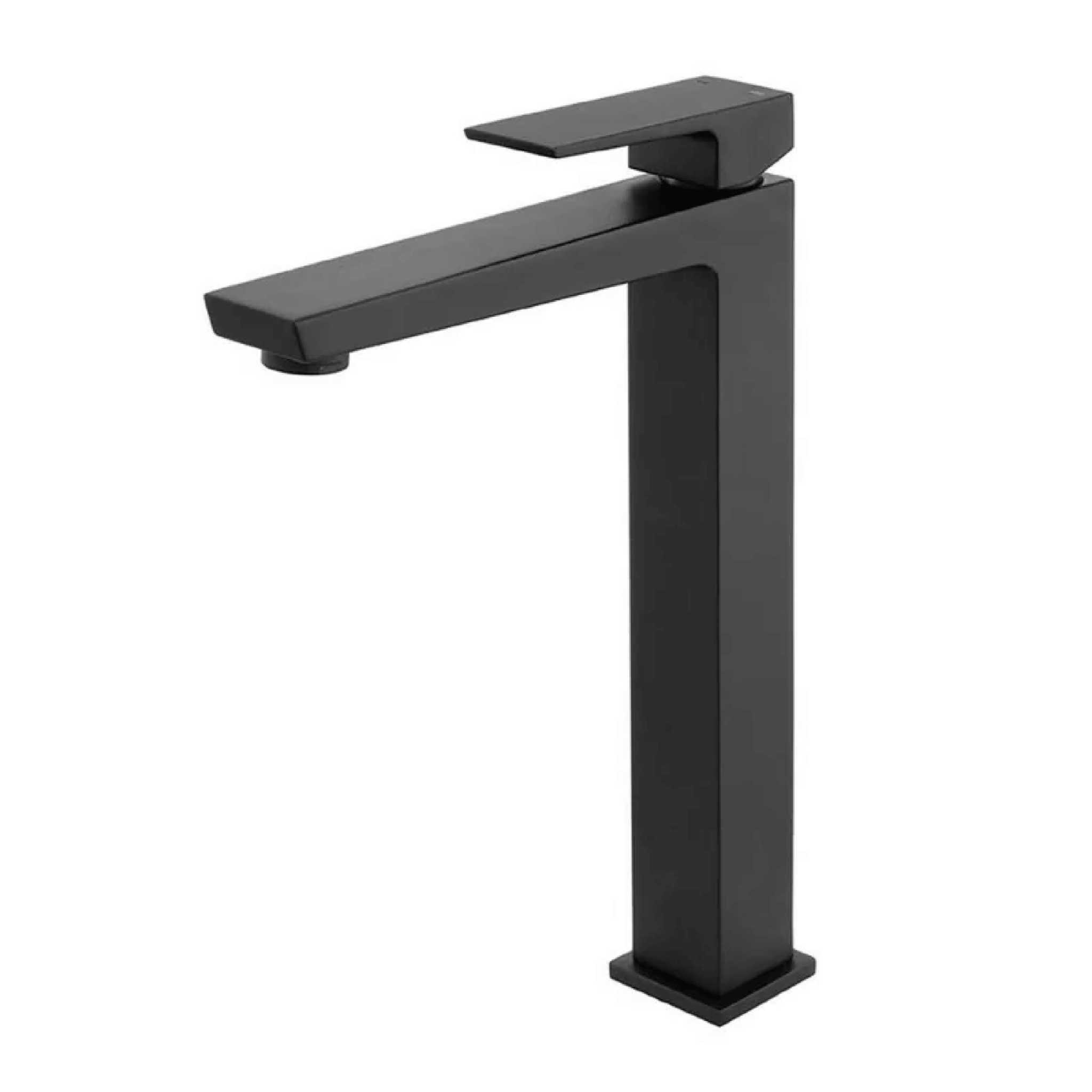 Miscelatore Lavabo Alto Completo Di Piletta Click - Clack Feridras "Quatra" Nero Opaco - Dabicasa