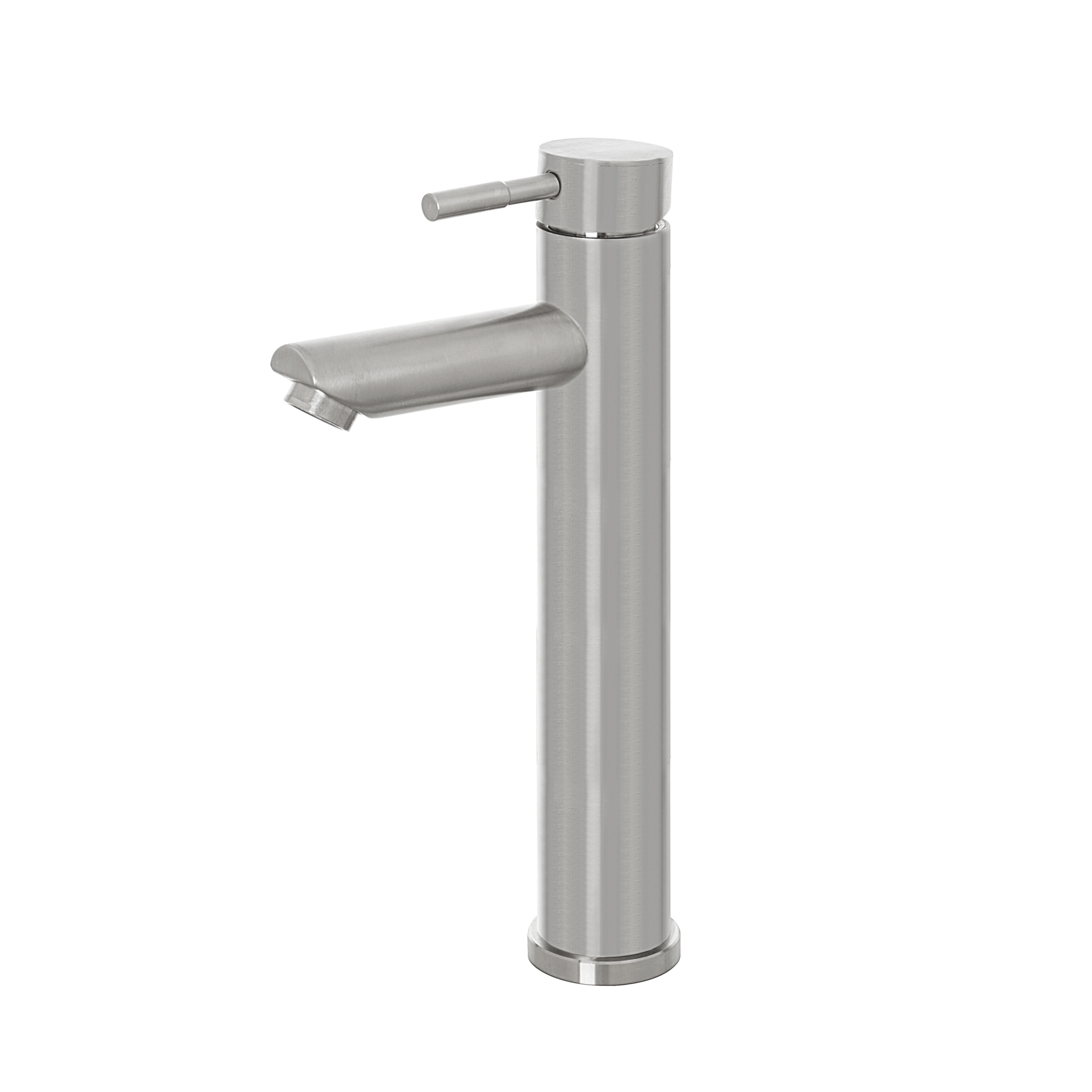 Miscelatore Lavabo Alto Completo Di Piletta Click - Clack Feridras "York" Inox Spazzolato - Dabicasa