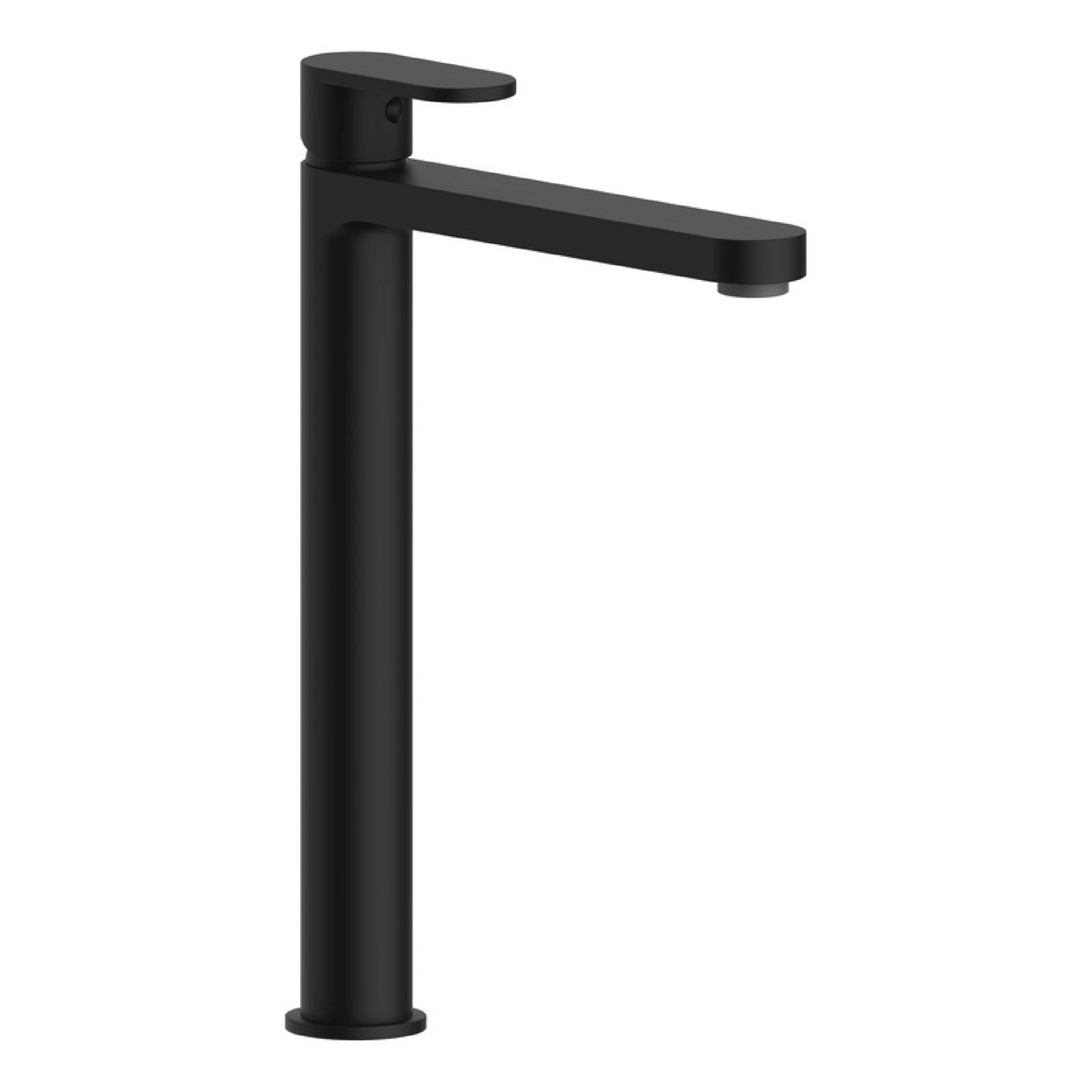 Miscelatore Lavabo Alto Senza Scarico Ercos "Versilia" Nero Opaco - Dabicasa