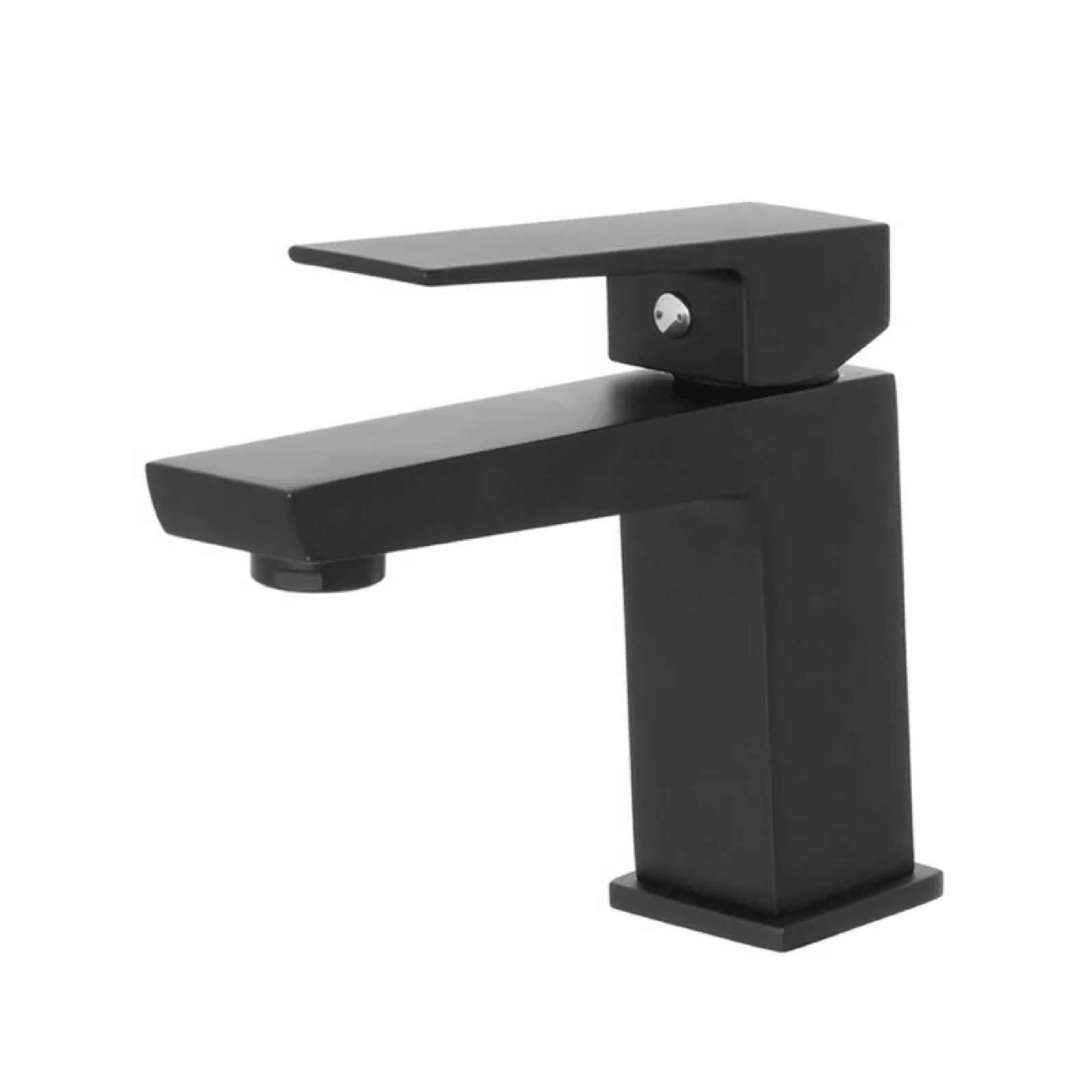 Miscelatore Lavabo Completo Di Piletta Click - Clack Feridras "Quatra" Nero Opaco - Dabicasa