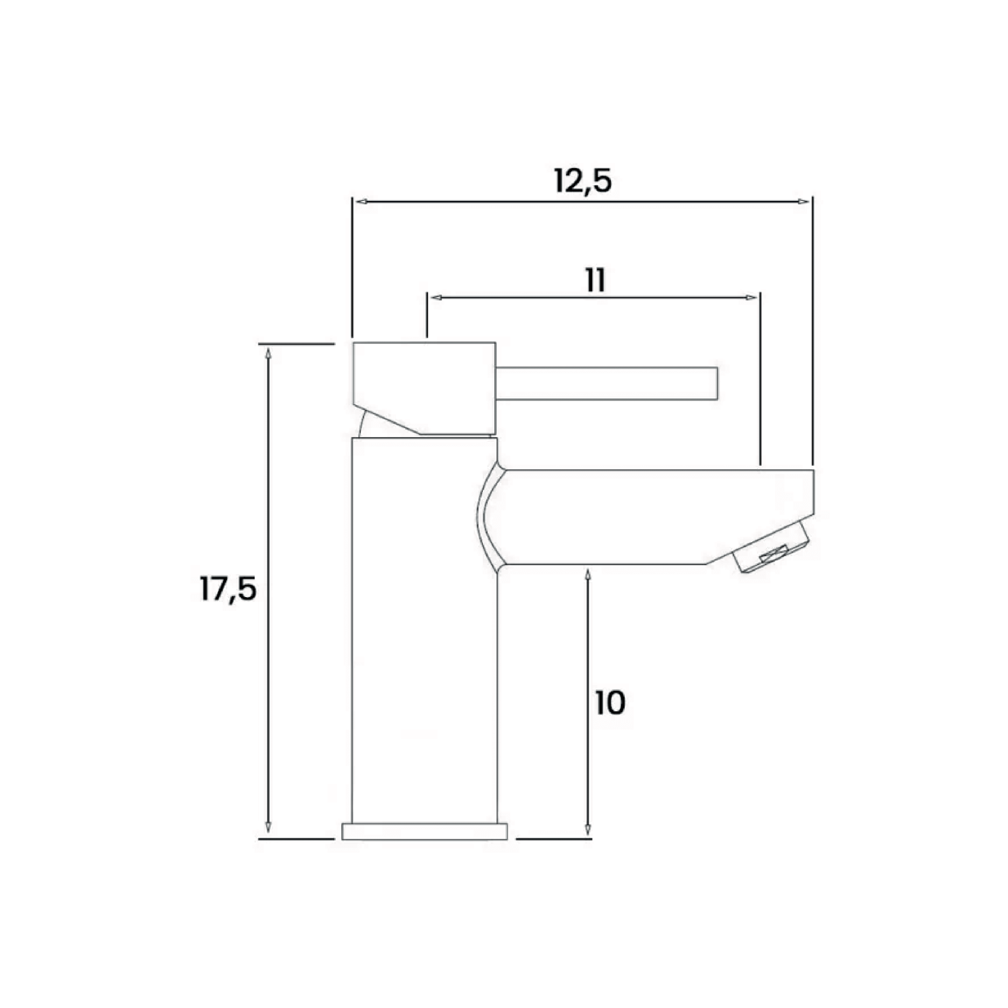Miscelatore Lavabo Completo Di Piletta Click - Clack Feridras "York" Inox Spazzolato - Dabicasa