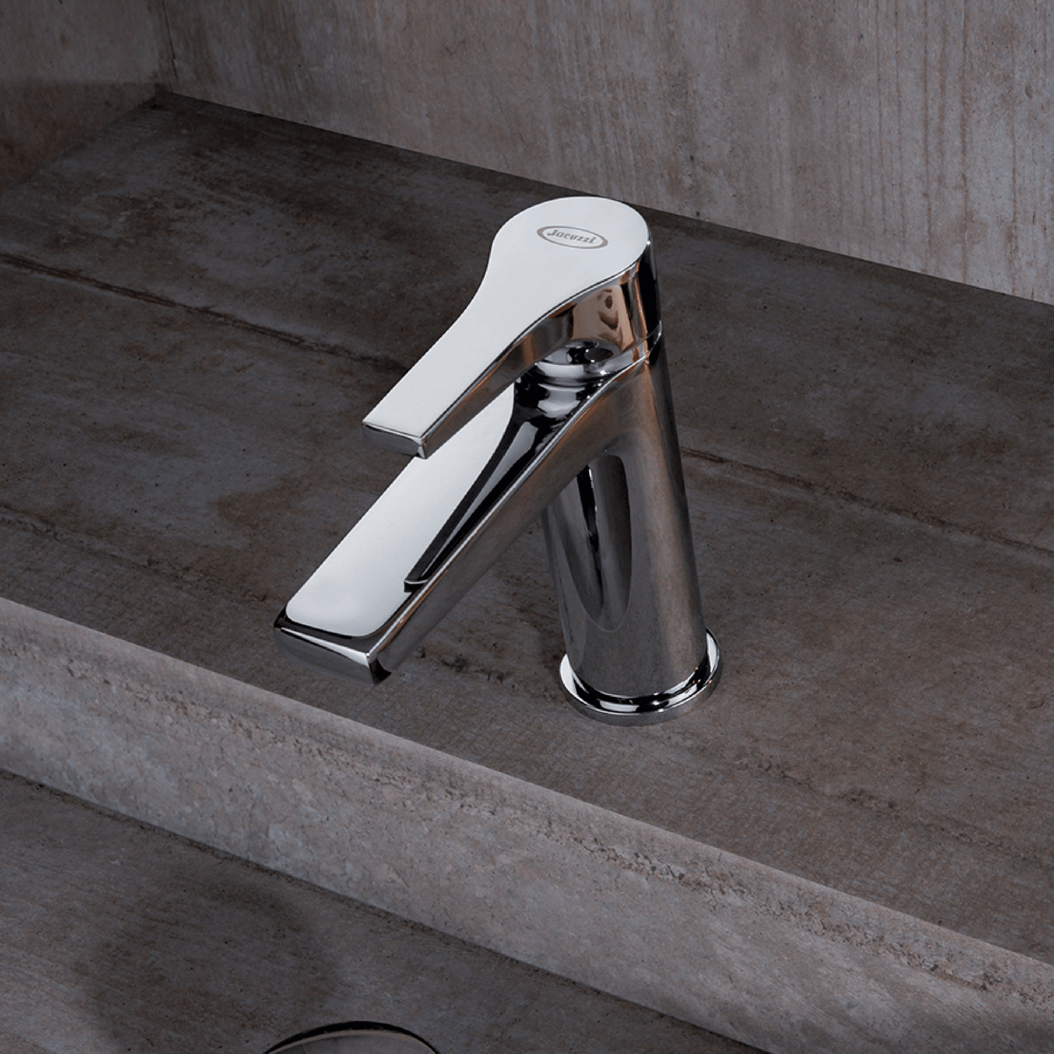 Miscelatore Lavabo Monoforo Con Scarico Jacuzzi Rubinetteria "Moonlight" Cromo Lucido - Dabicasa