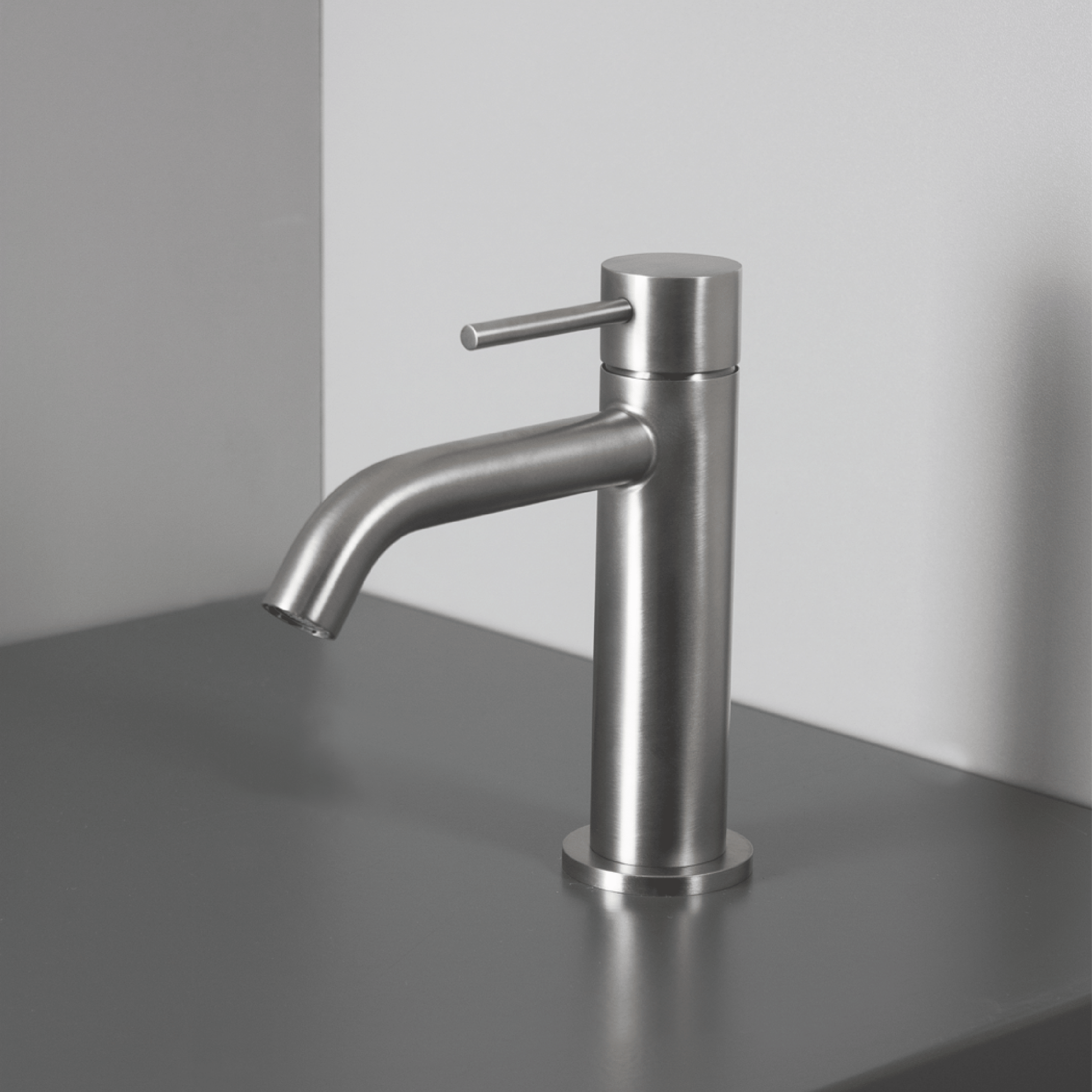Miscelatore Lavabo Senza Scarico SuperInox "Marley" Inox Spazzolato - Dabicasa