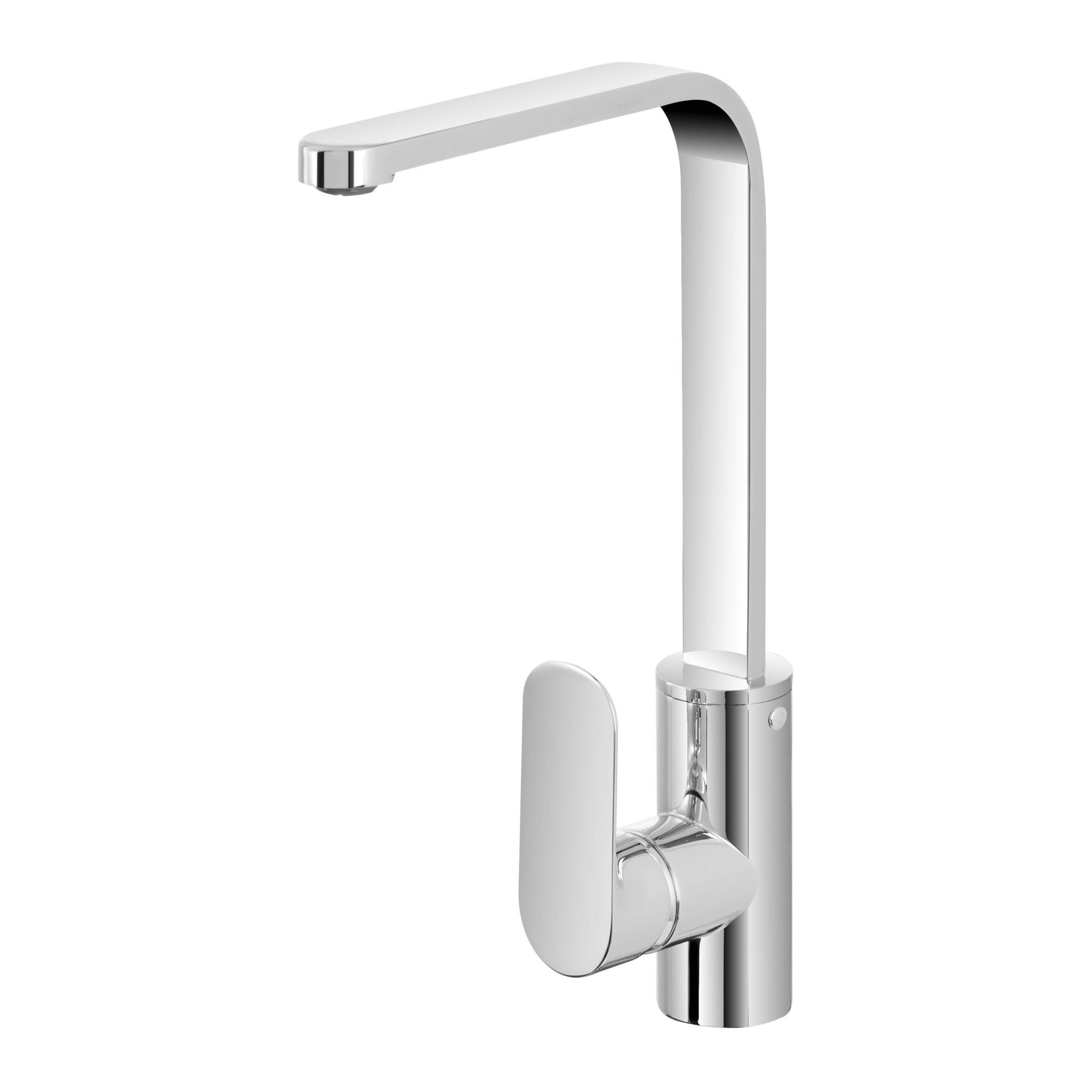 Miscelatore Lavello Monoforo Con Canna Alta Feridras "Kitchen" Cromo Lucido - Dabicasa