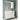 Mobile Bagno a Terra 105 Cm Due Ante Due Cassetti Specchio Con Pensile e Illuminazione Led Savini Due "Rubino" Rovere Bianco - Dabicasa
