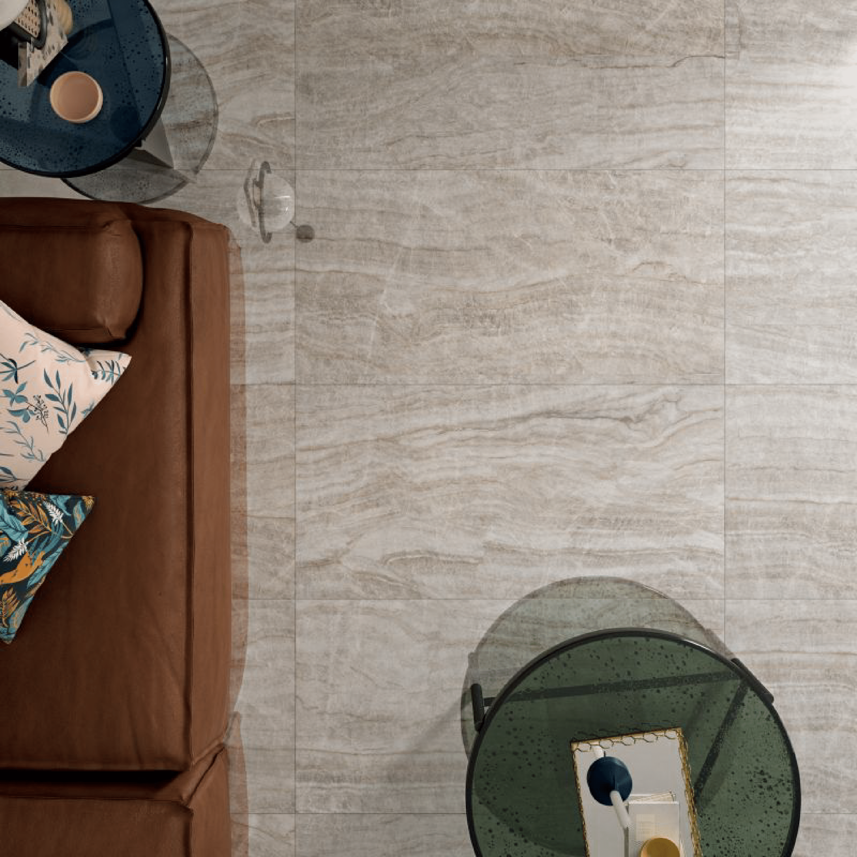 Abk Group Industrie Ceramiche Rettificato 60x120 Cm "Sensi Gems" Taj Mahal Lux