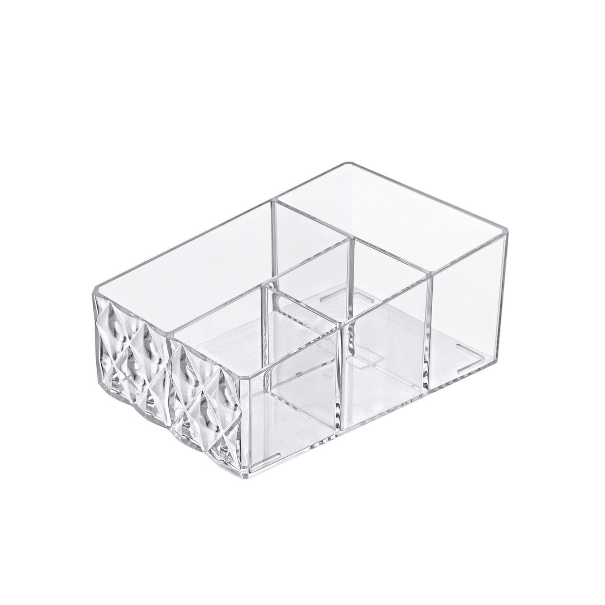 Organizer Porta Cosmetici Con 4 Scomparti Feridras "Smack" Trasparente - Dabicasa