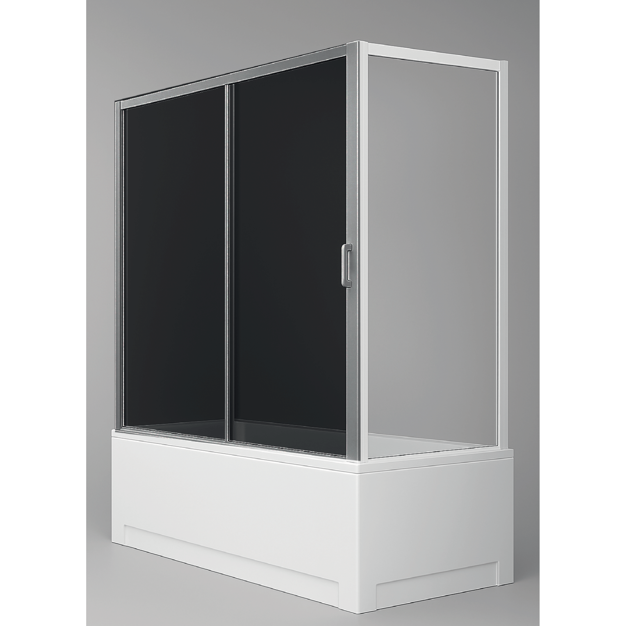 Parete Fissa Per Sopravasca 80 Cm Giava Bianco/Vetro Trasparente - Dabicasa
