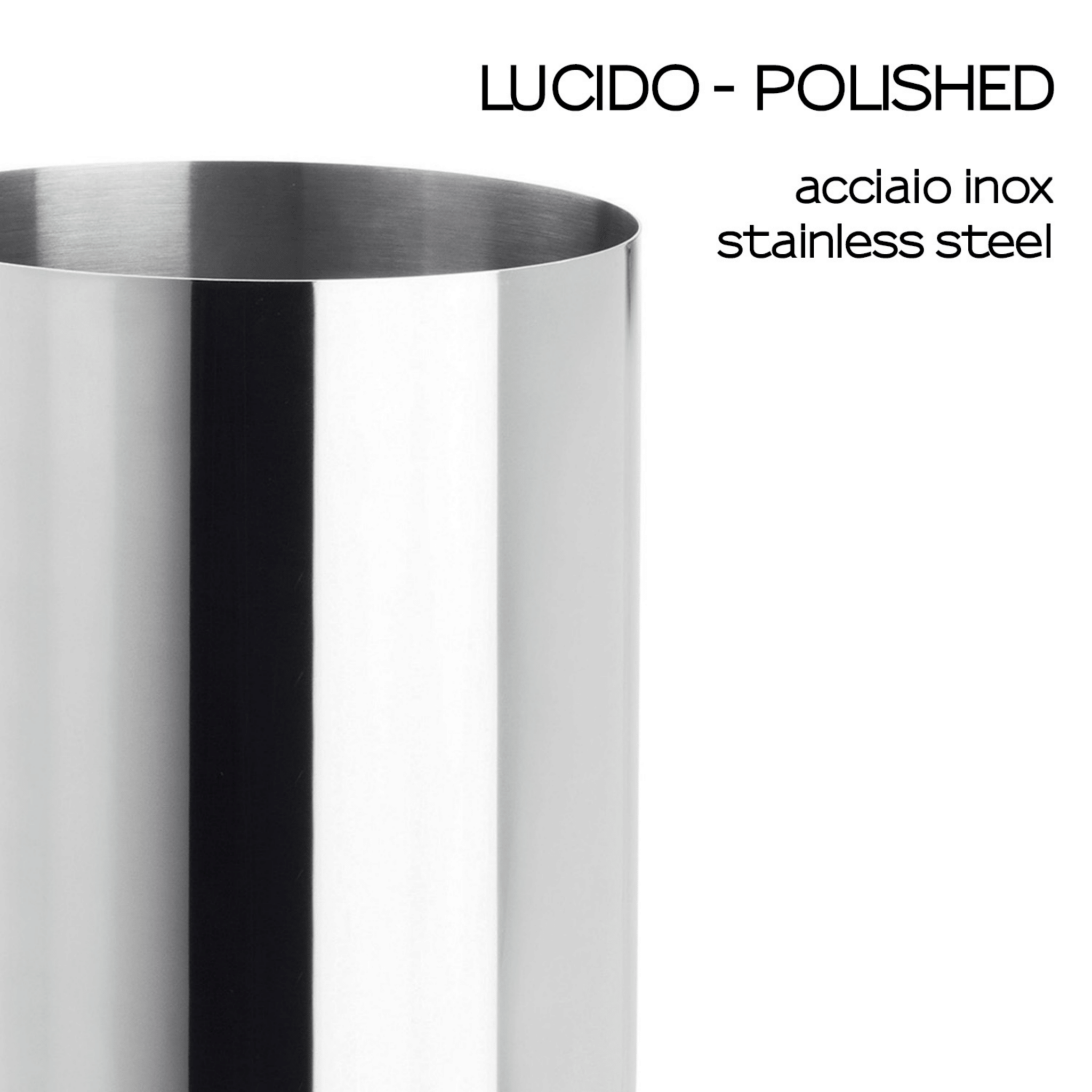 Pattumiera Bagno 6,6 Lt Gedy "Vesta" Cromo Lucido - Dabicasa
