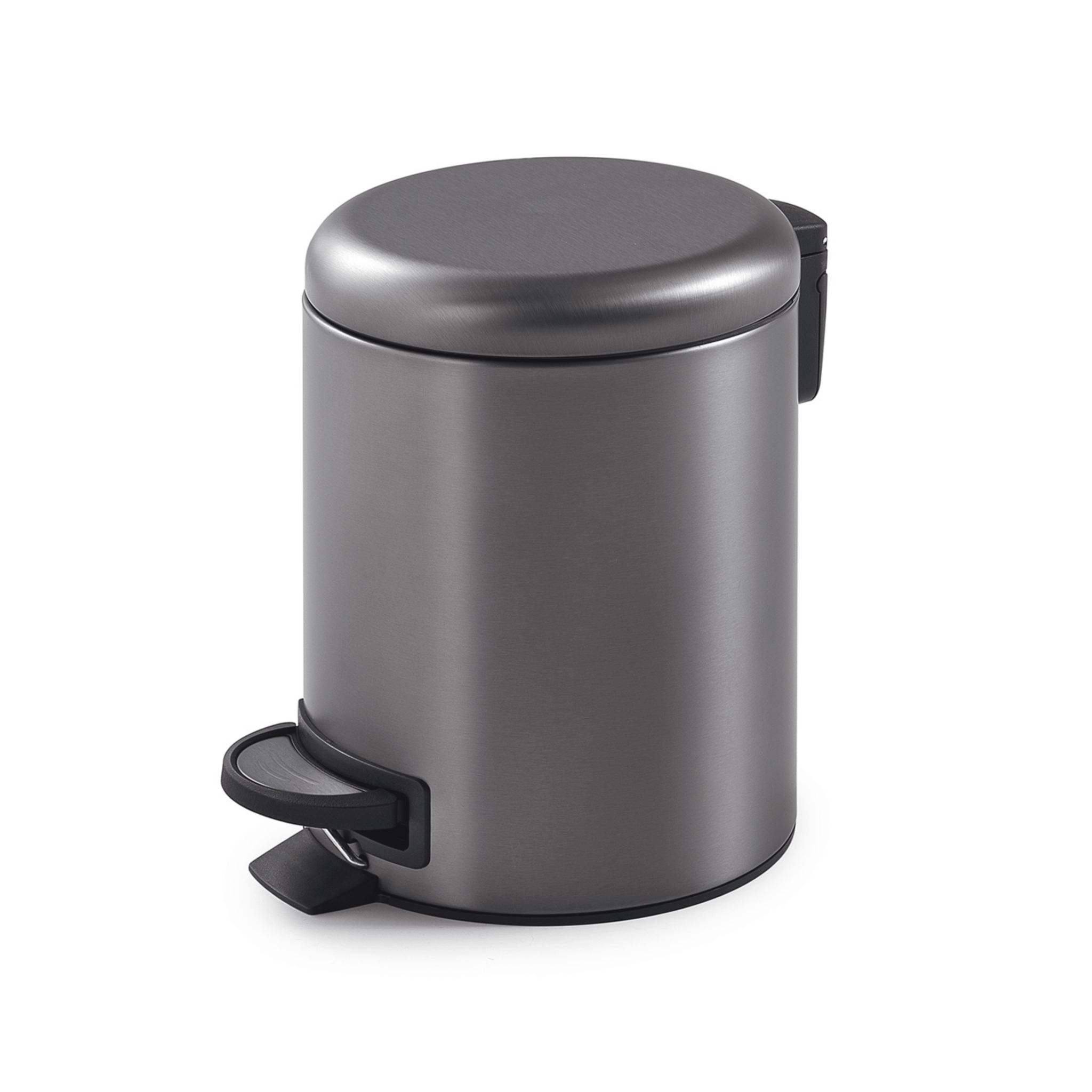 Pattumiera Bagno Con Pedale 3 Lt Gedy "Potty" Gun Metal - Dabicasa