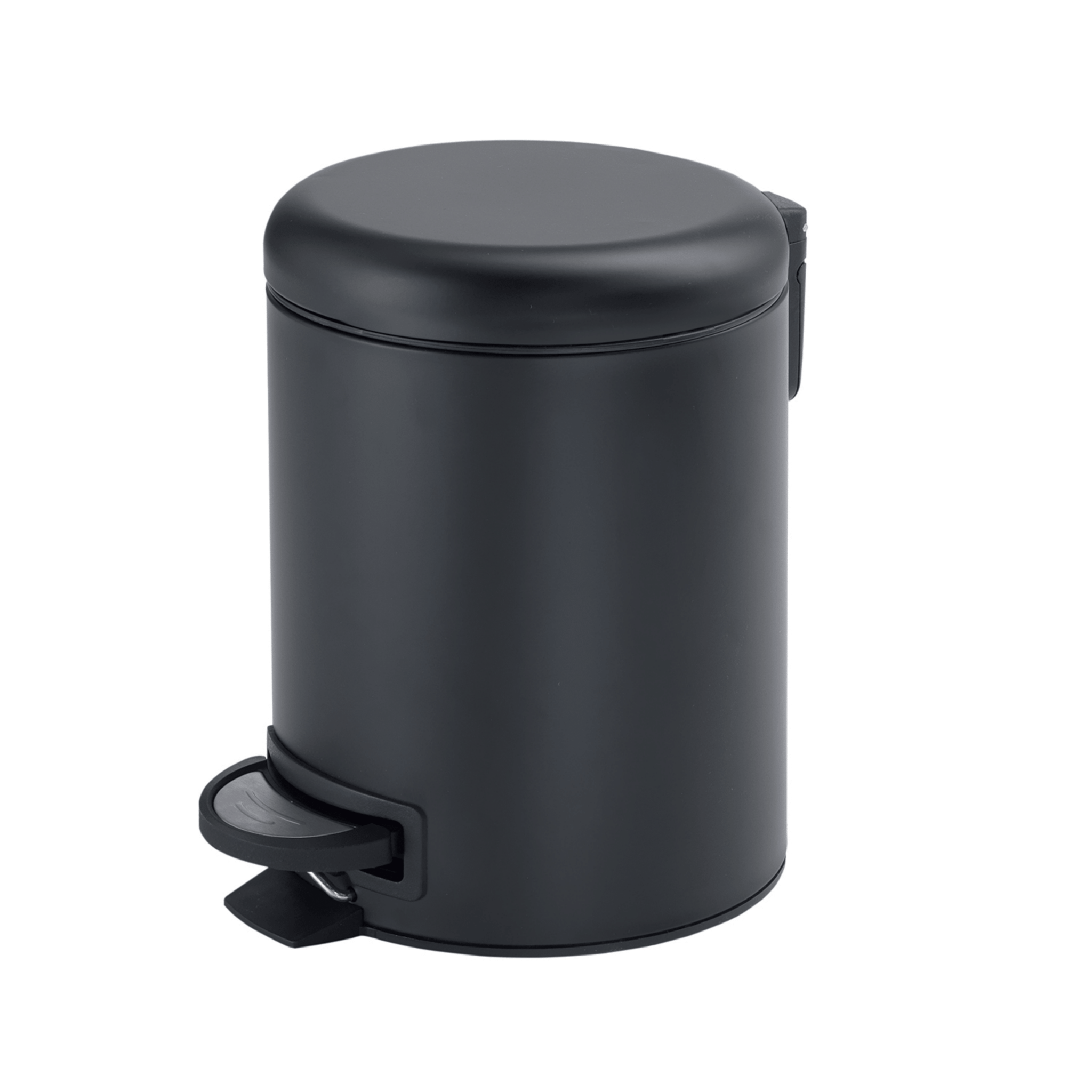 Pattumiera Bagno Con Pedale 3 Lt Gedy "Potty" Nero Opaco - Dabicasa
