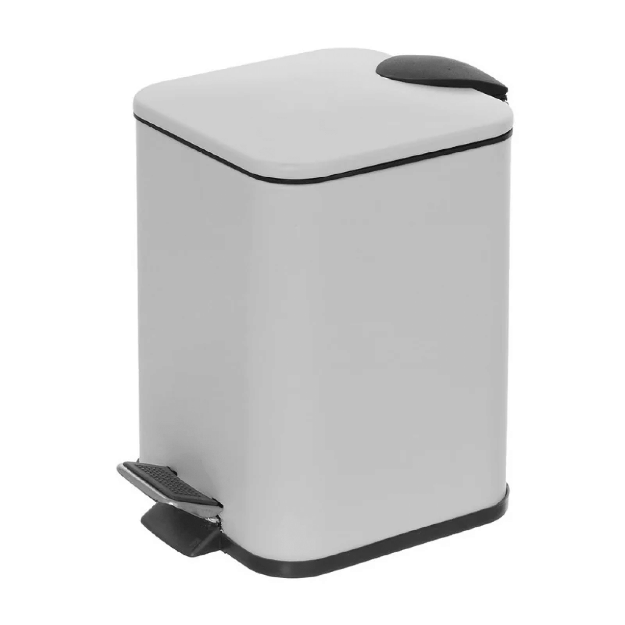 Pattumiera Bagno Con Pedale 3L Feridras Bianco - Dabicasa