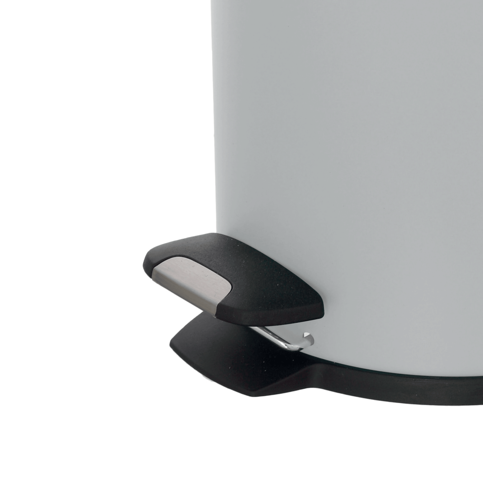 Pattumiera Bagno Con Pedale 3L Feridras "Cover Slim" Bianco - Dabicasa